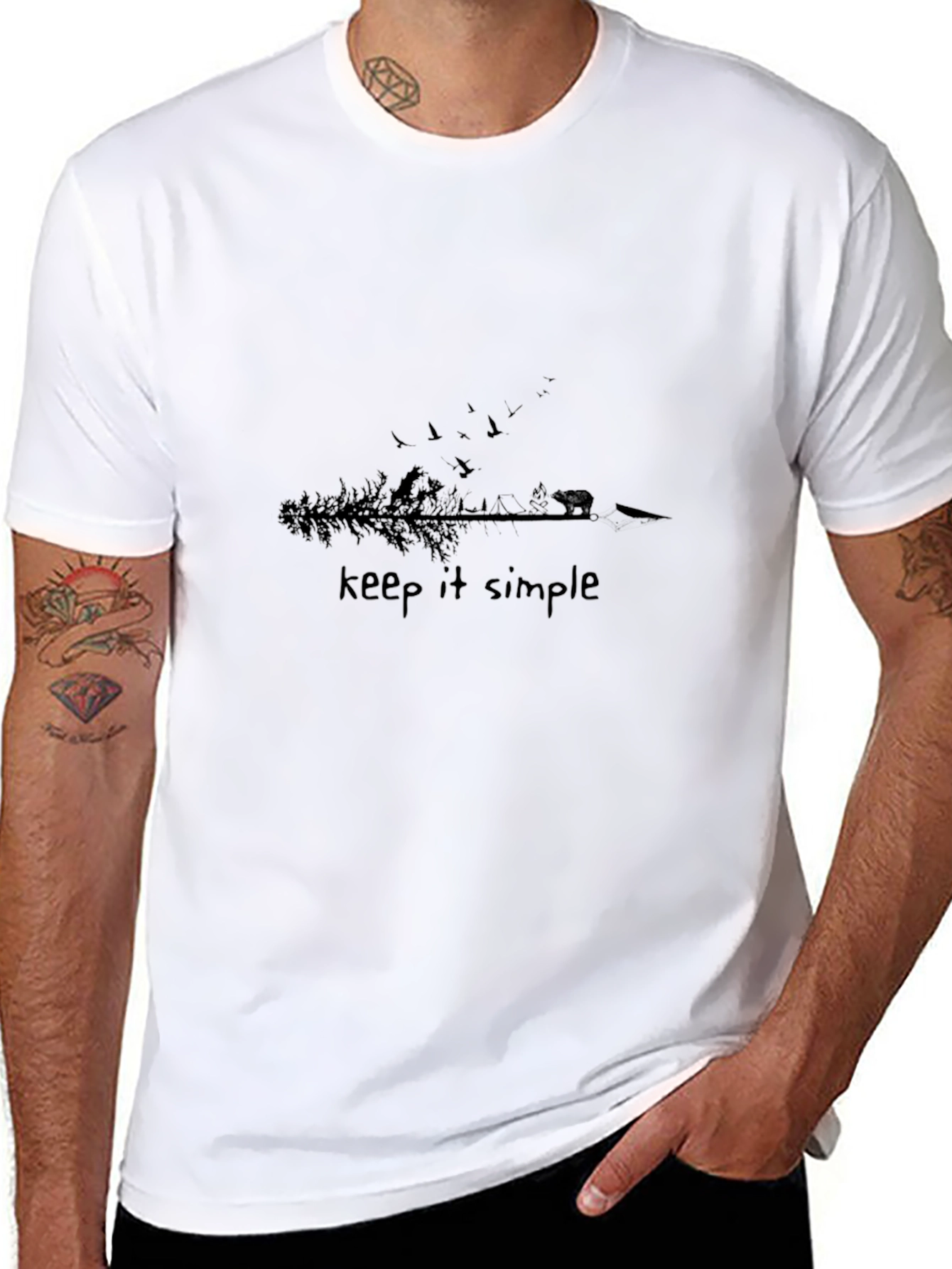 Keep it Simple Graphic T-Shirt