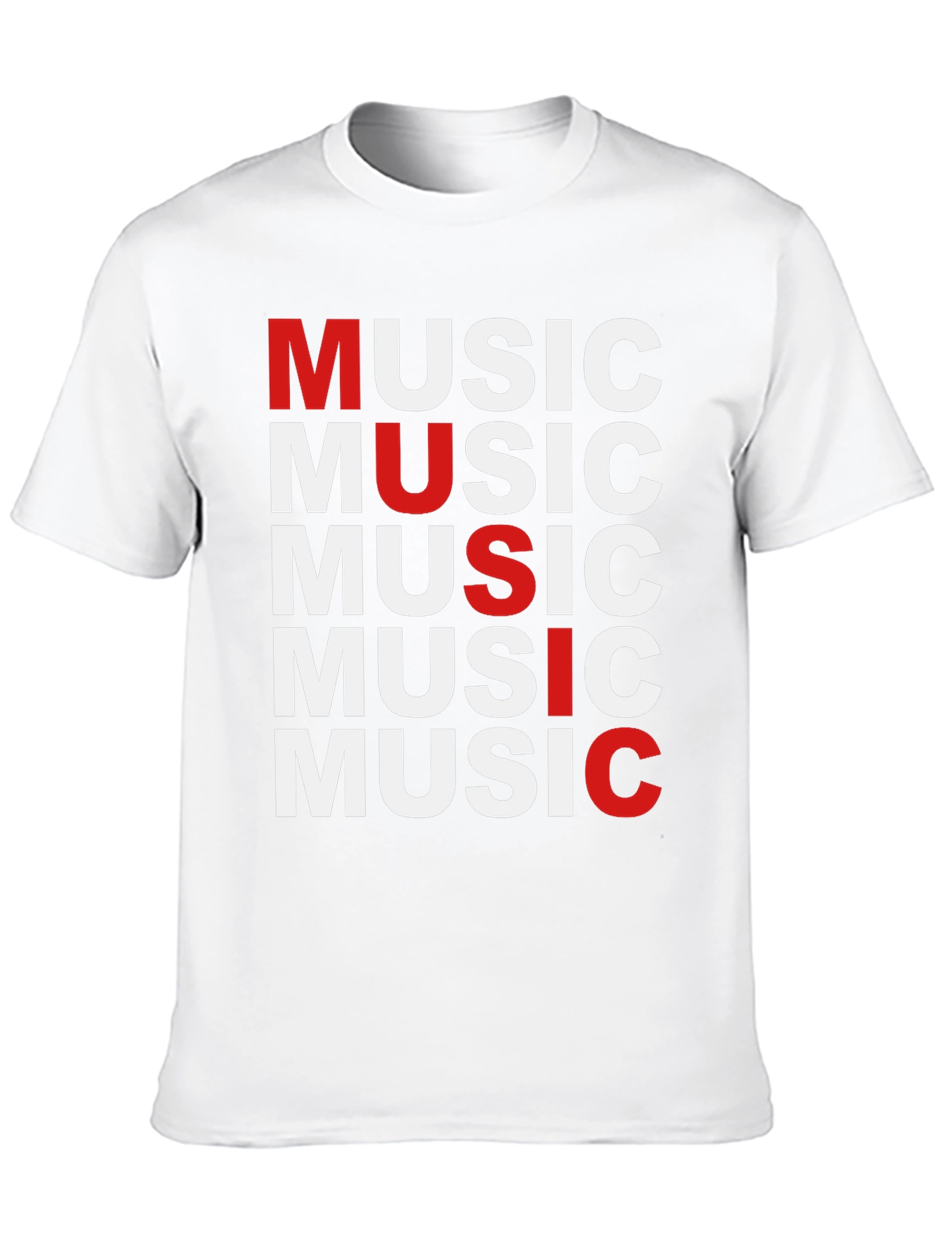 Music Graphic Print T-Shirt