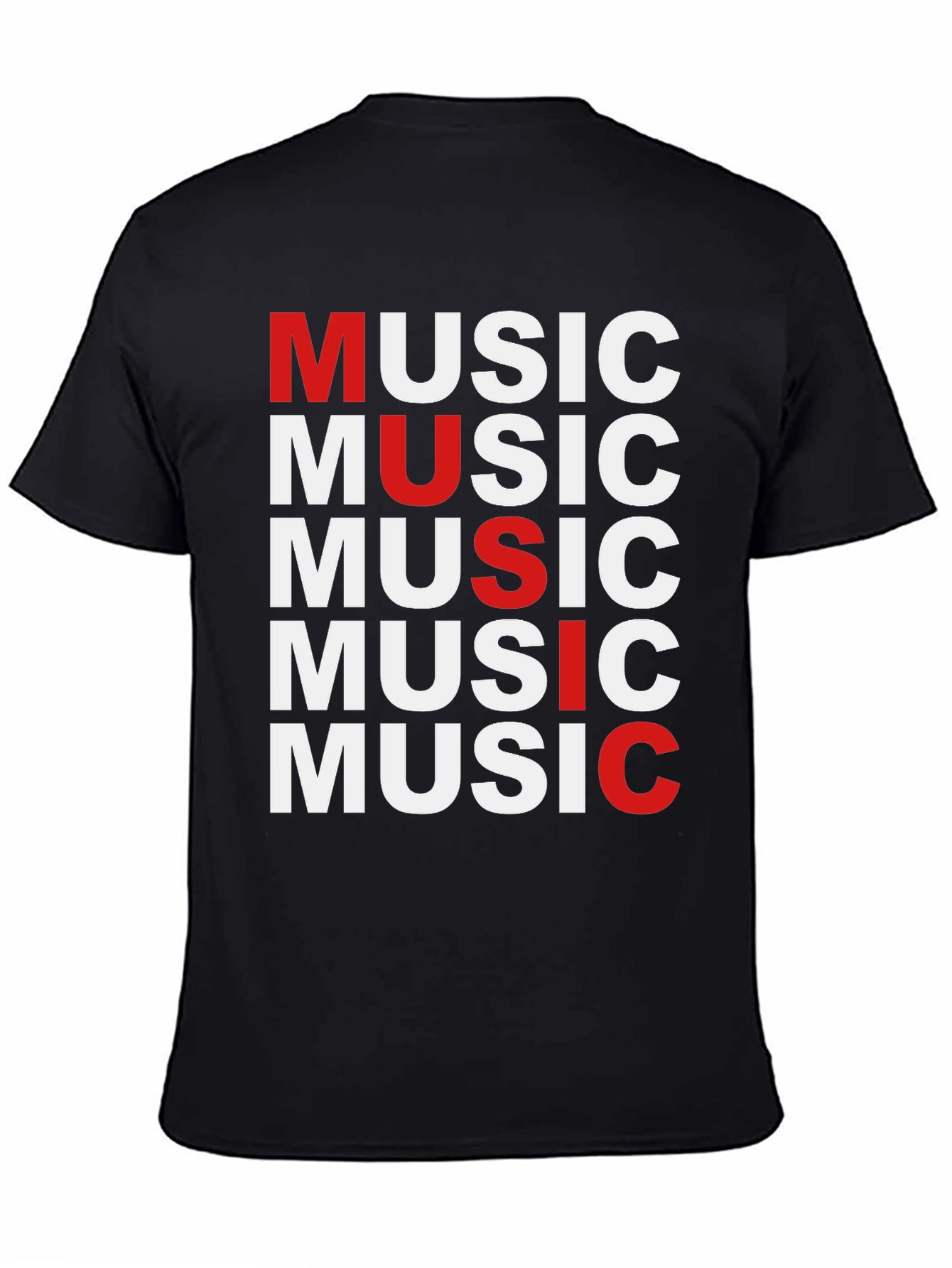 Music Graphic Print T-Shirt