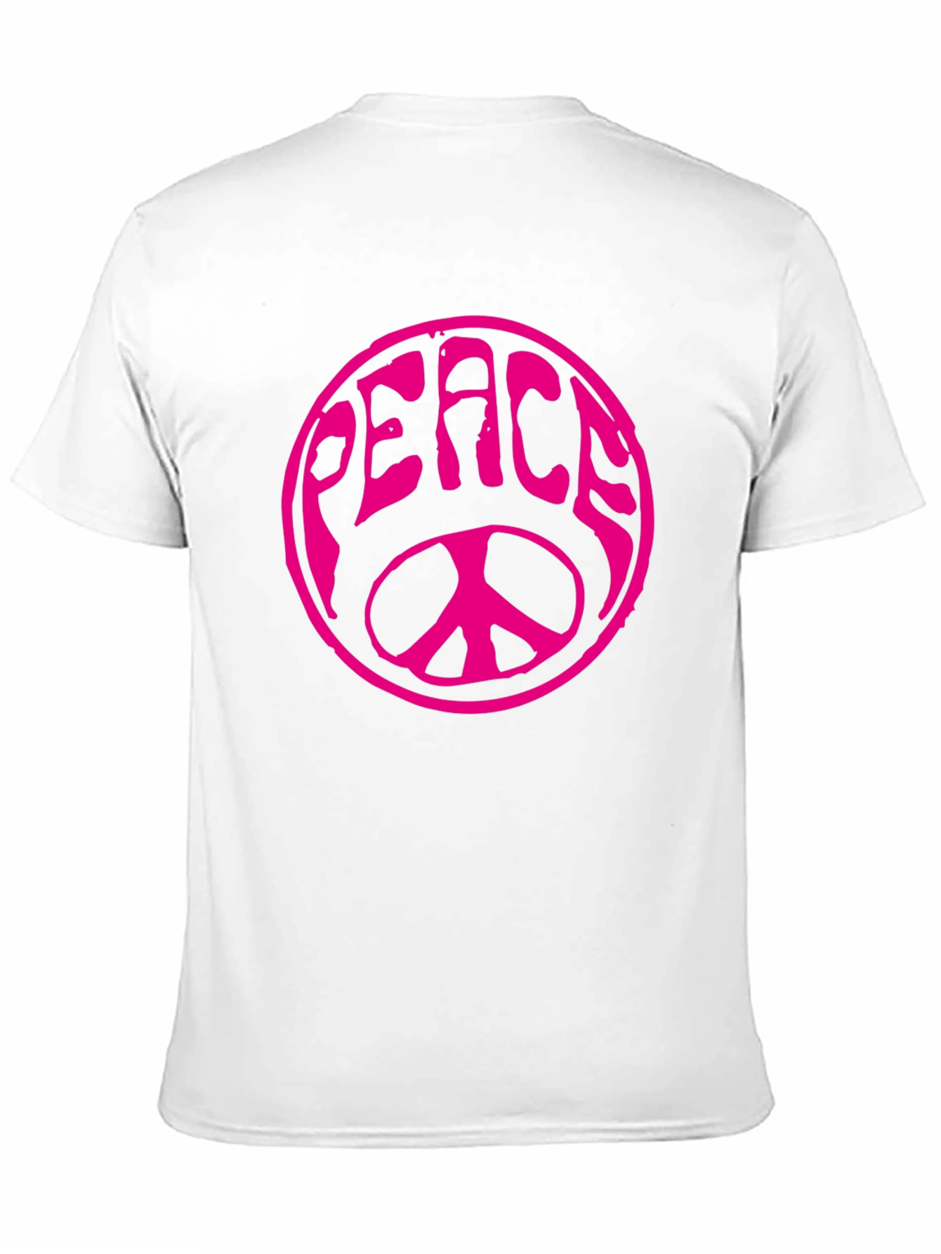 Peace Sign Graphic T-Shirt - Black