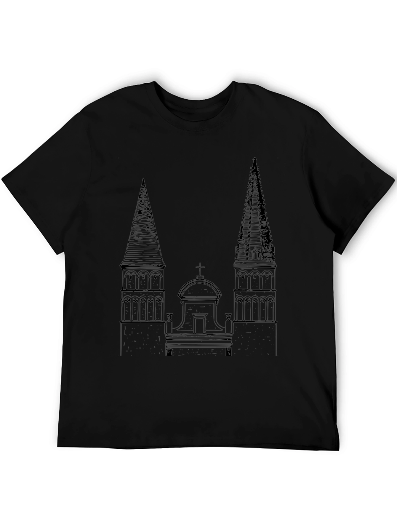 Architectural Sketch Tee - Classic Black