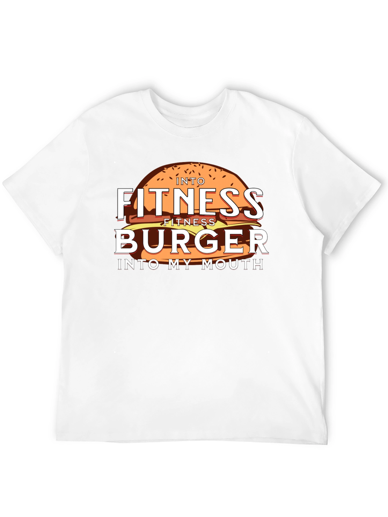 Fitness Burger Graphic Tee - Black