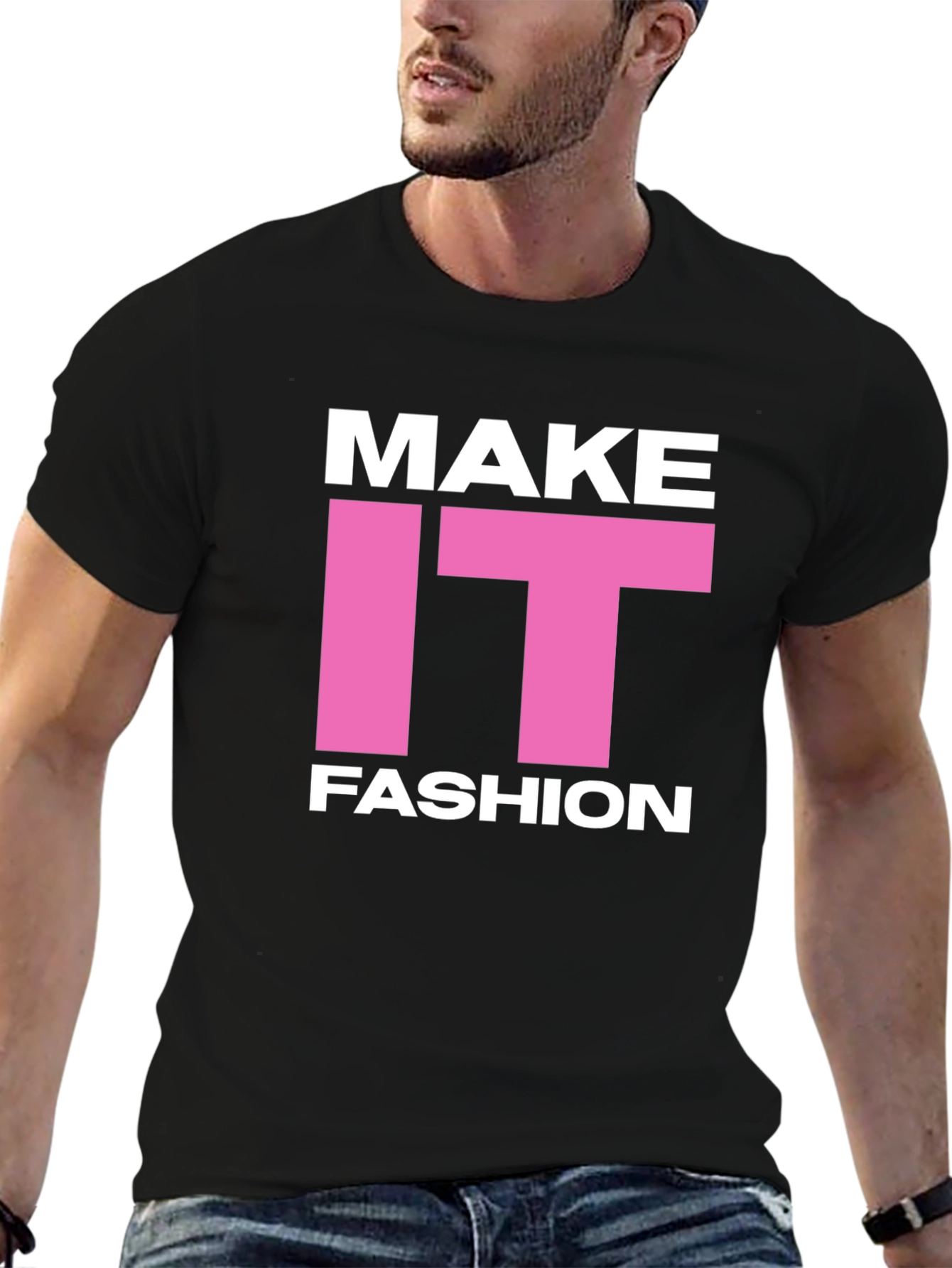 Make It Fashion Black T-Shirt