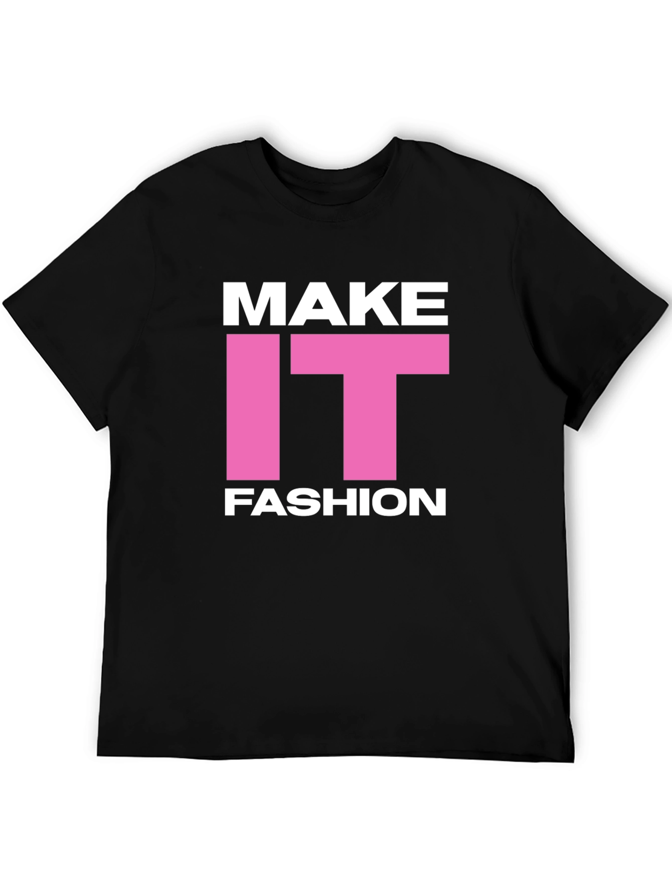 Make It Fashion Black T-Shirt