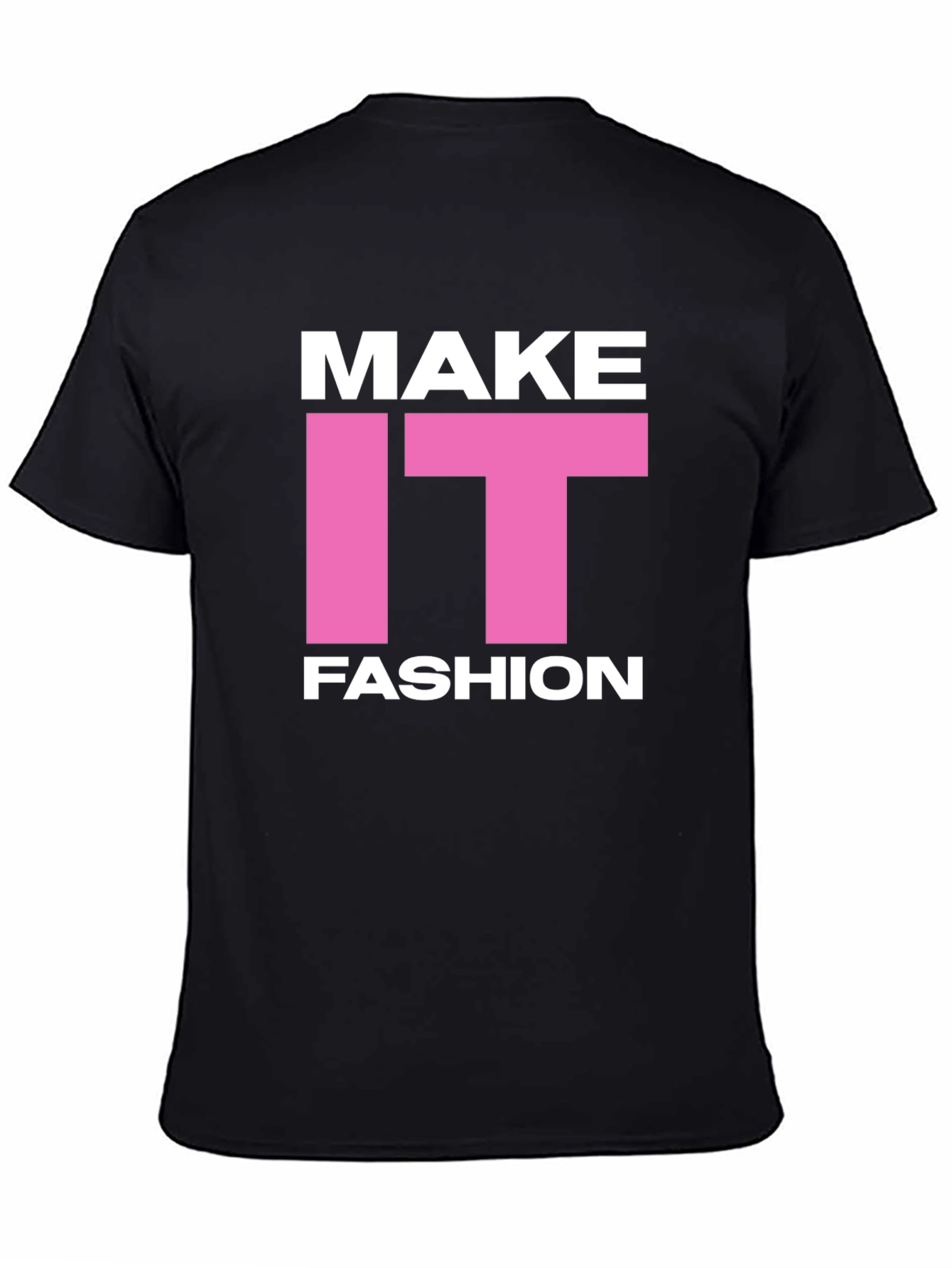 Make It Fashion Black T-Shirt