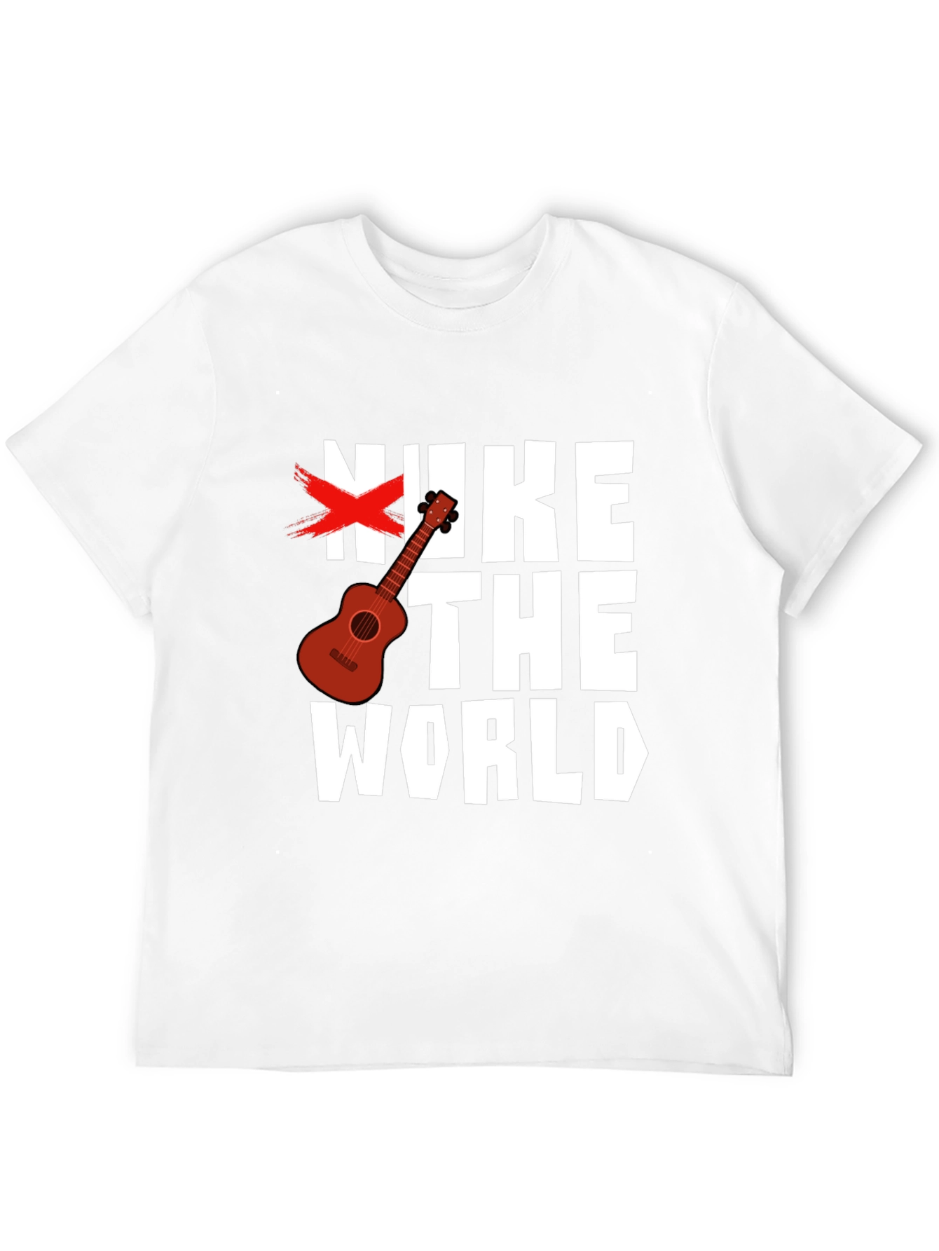 Nuke The World Graphic Tee - Anti-War Shirt