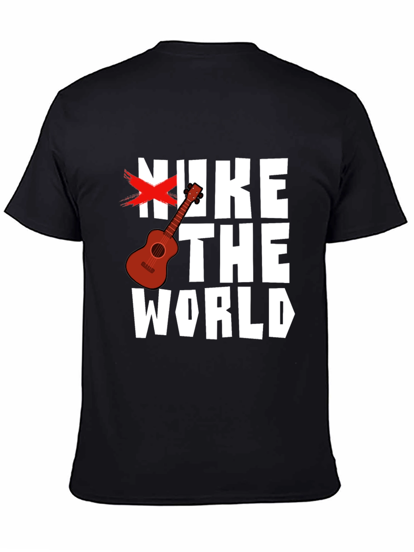 Nuke The World Graphic Tee - Anti-War Shirt