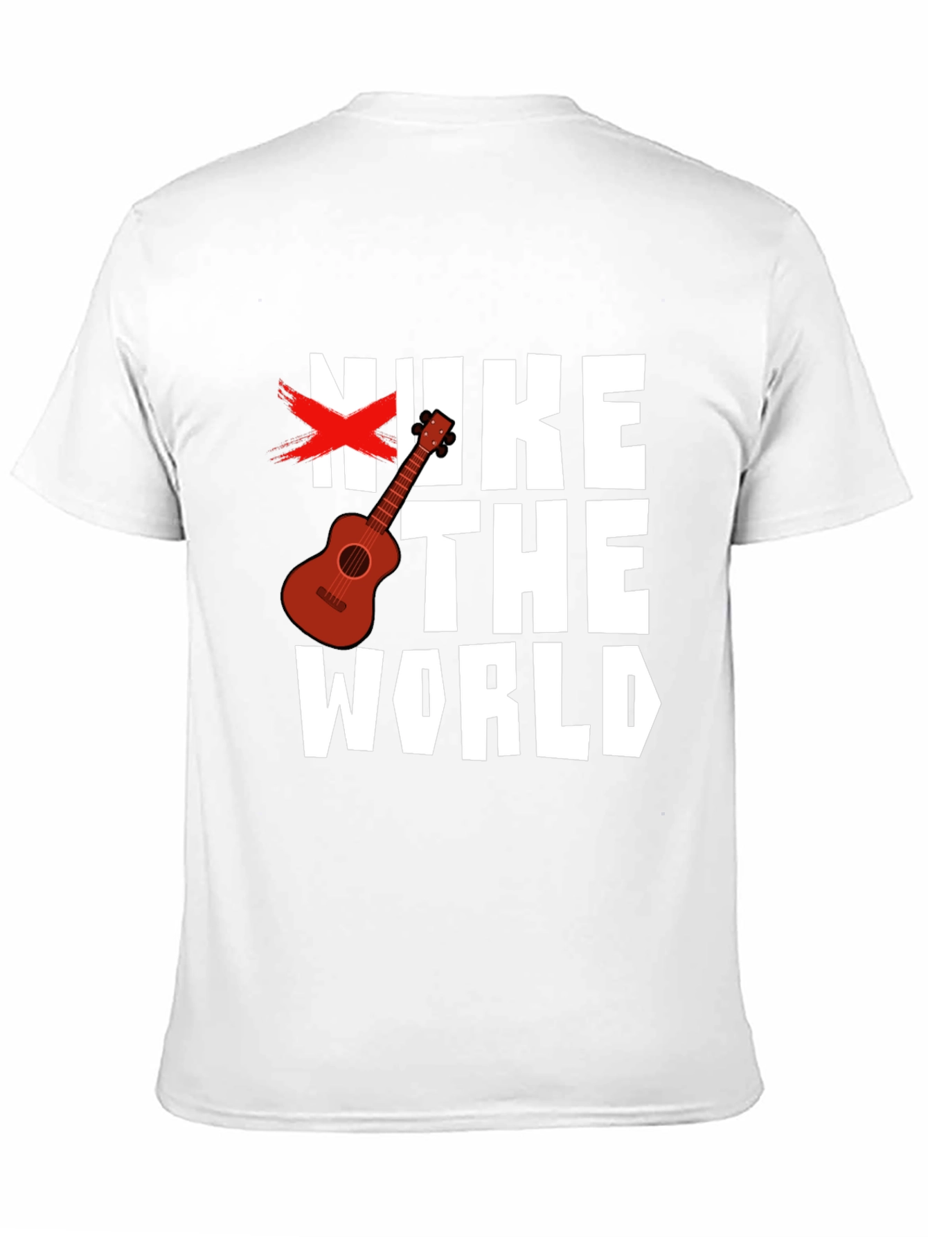 Nuke The World Graphic Tee - Anti-War Shirt