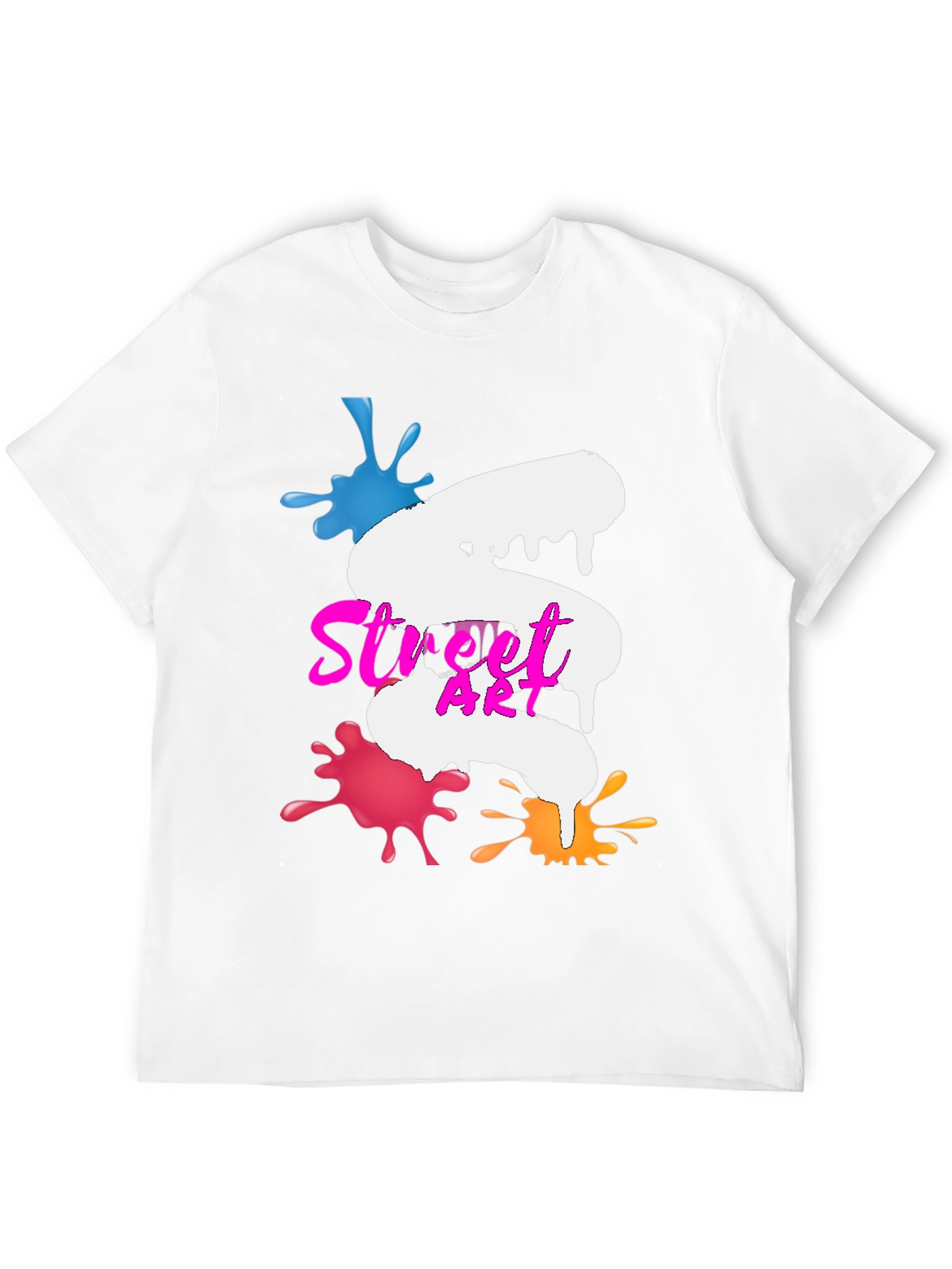 Street Art Graphic Tee - Black