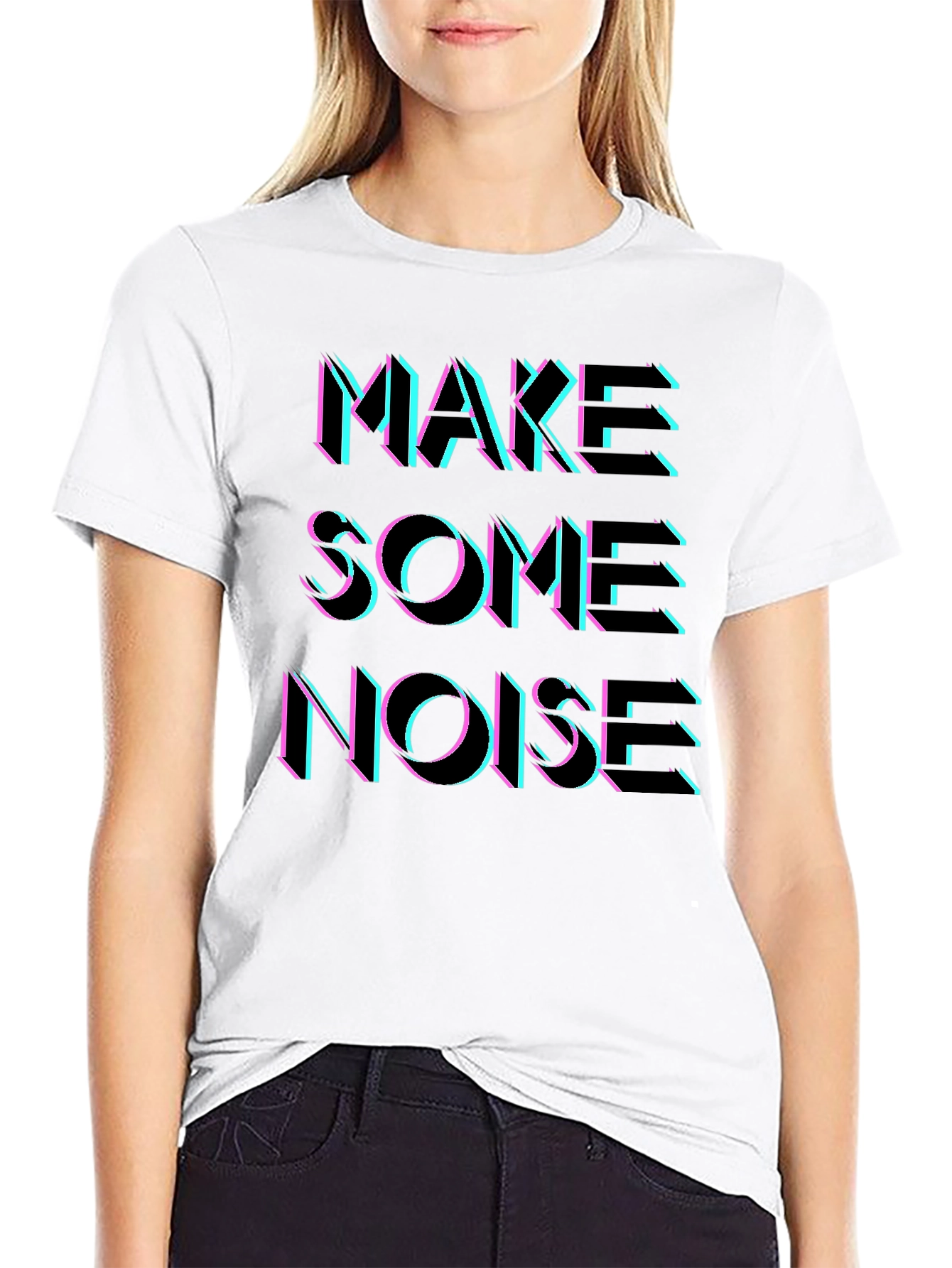 Retro Make Some Noise Graphic Tee