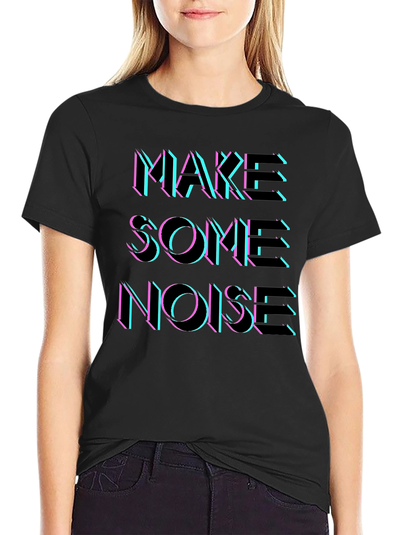 Retro Make Some Noise Graphic Tee