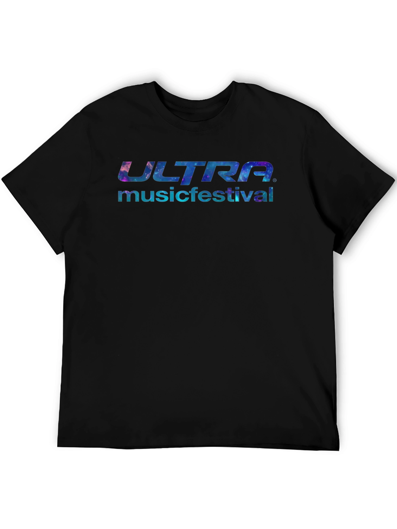 Ultra Music Festival Galaxy Logo Black T-Shirt