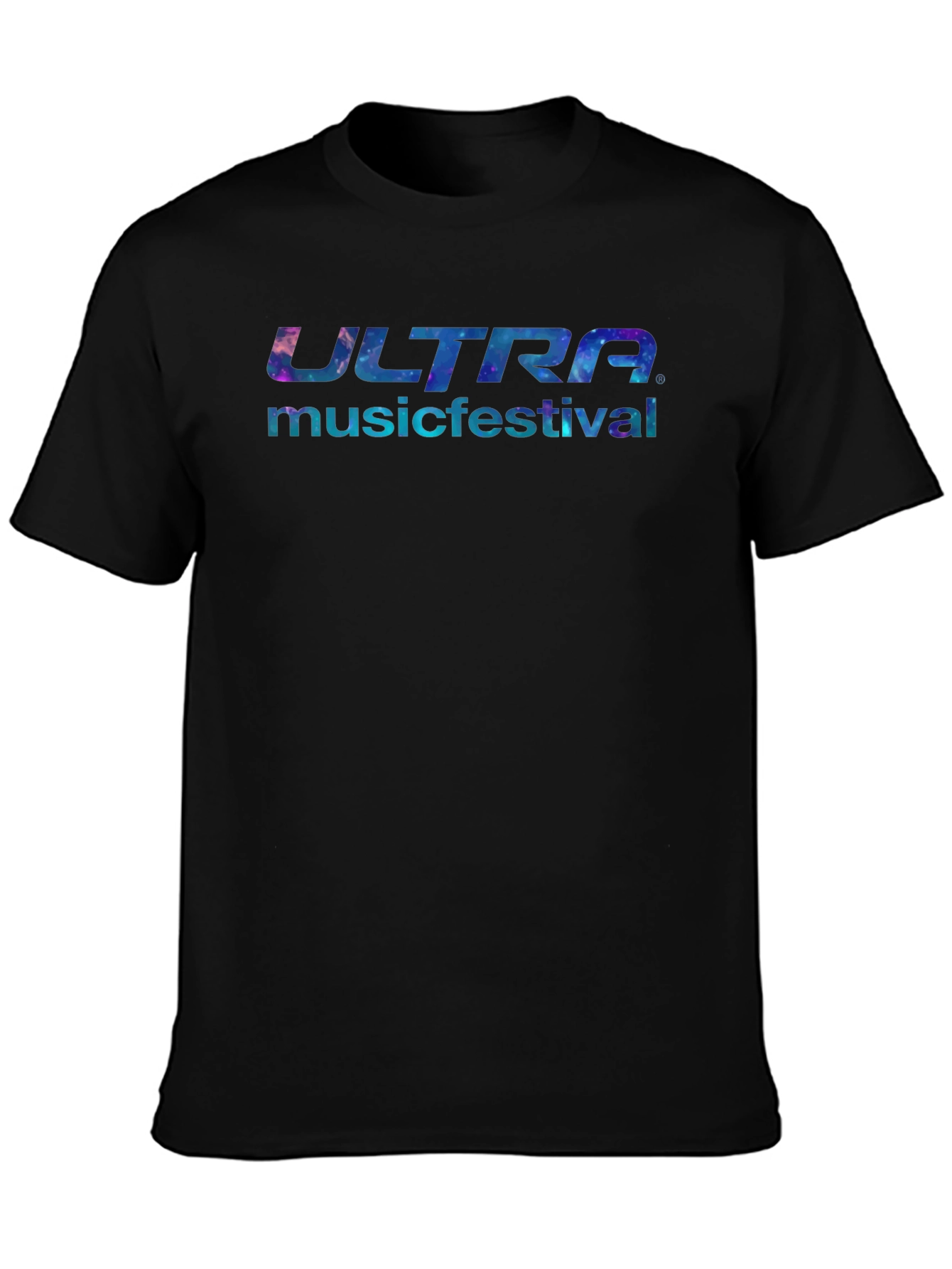 Ultra Music Festival Galaxy Logo Black T-Shirt