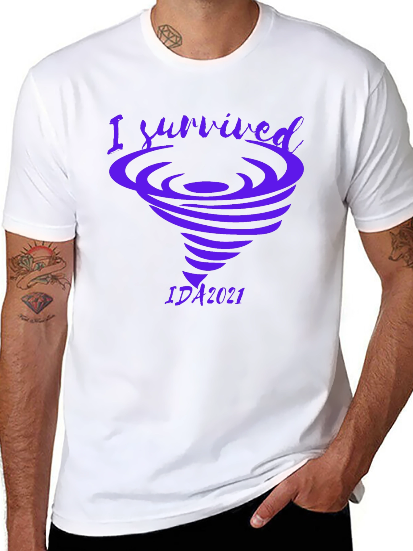 I Survived IDA 2021 Tornado Graphic T-Shirt