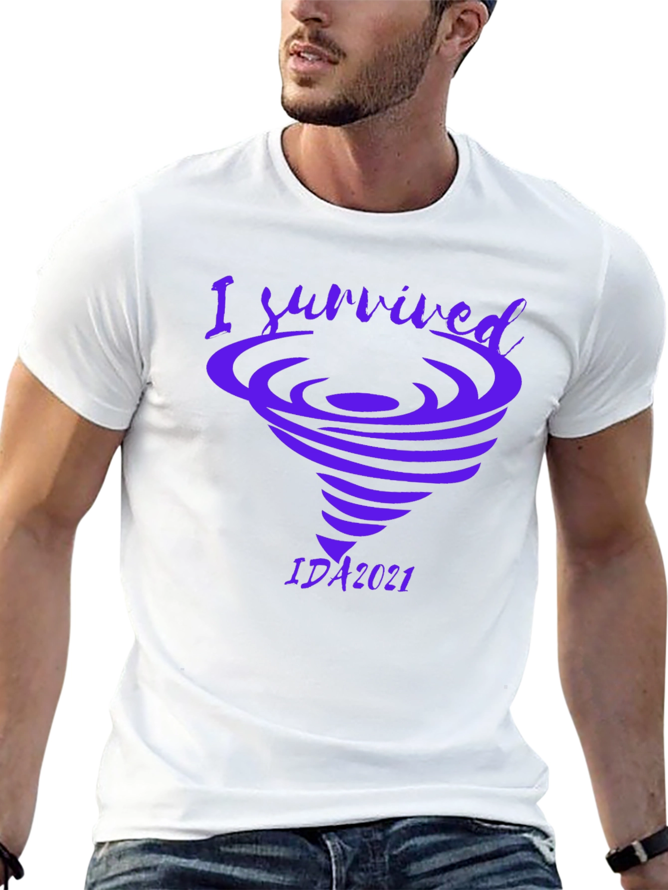 I Survived IDA 2021 Tornado Graphic T-Shirt