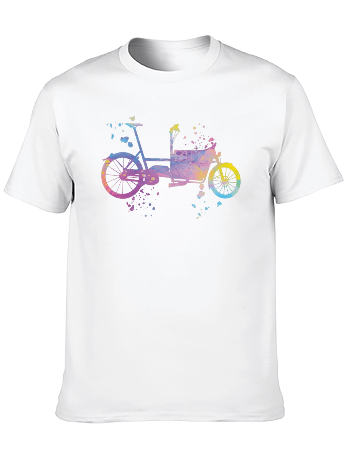 Watercolor Bike Graphic Tee