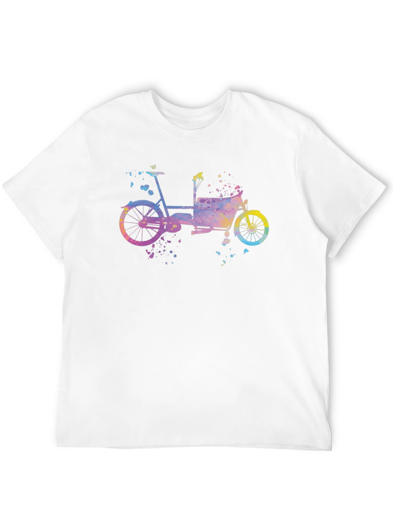 Watercolor Bike Graphic Tee