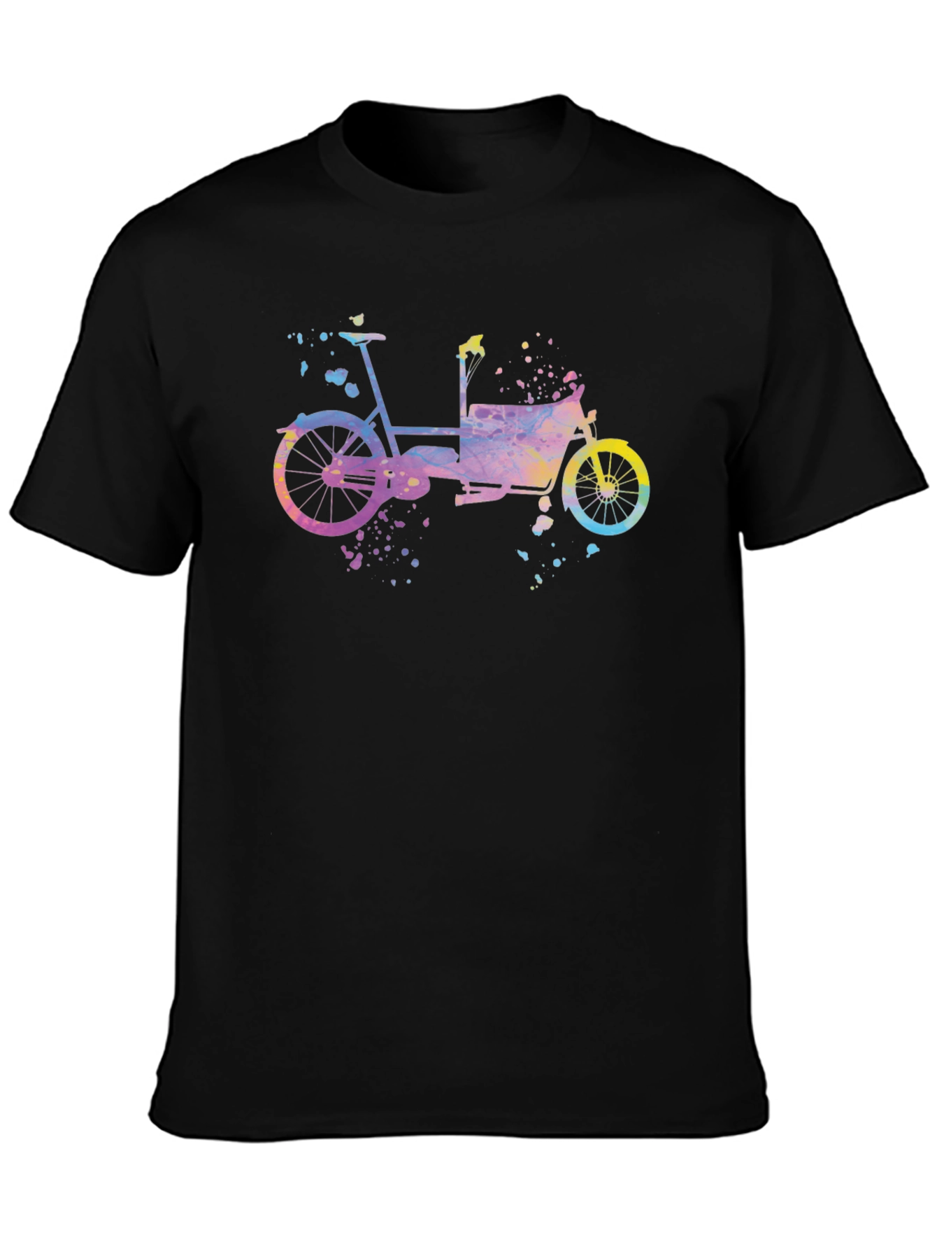 Watercolor Bike Graphic Tee