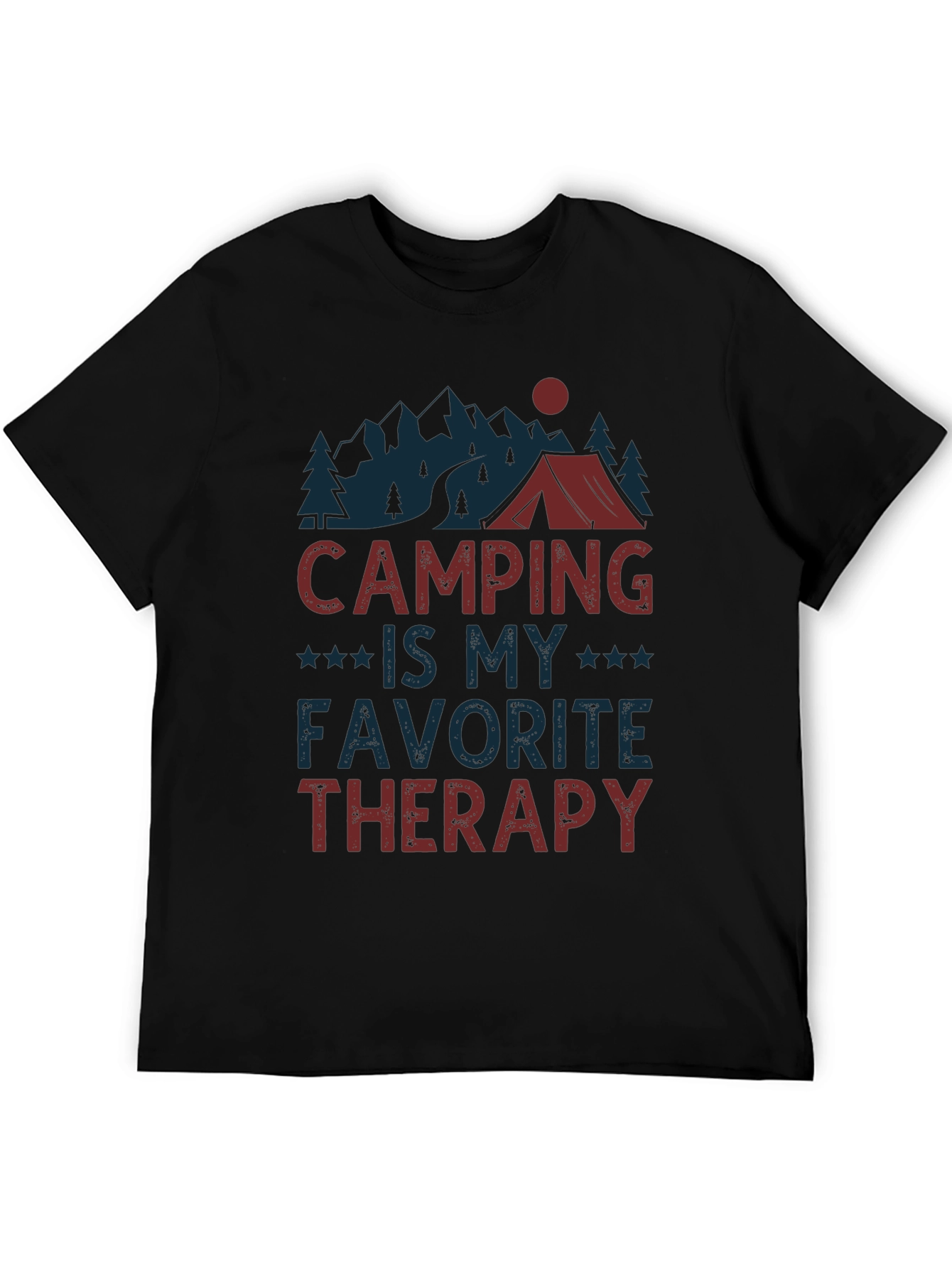 Camping is My Favorite Therapy T-Shirt
