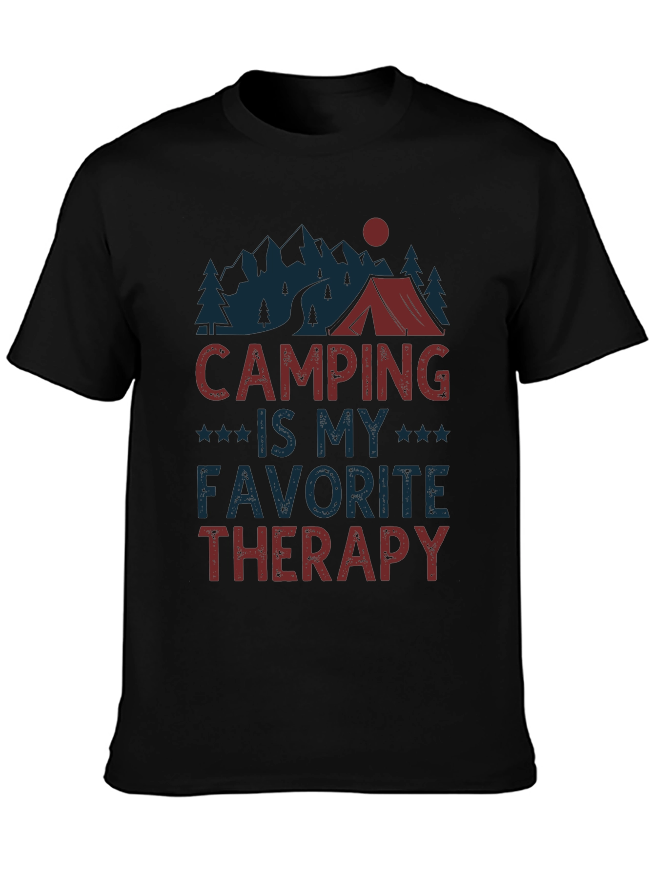 Camping is My Favorite Therapy T-Shirt