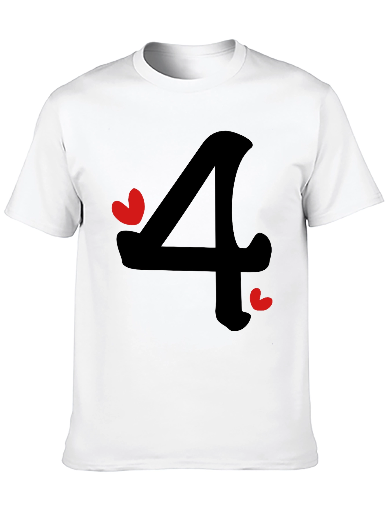 Charming Number Four Graphic Tee