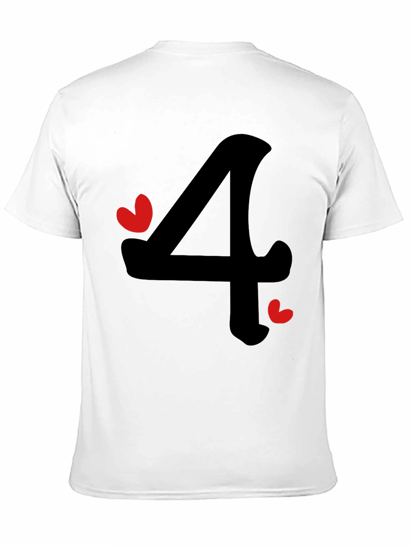 Charming Number Four Graphic Tee