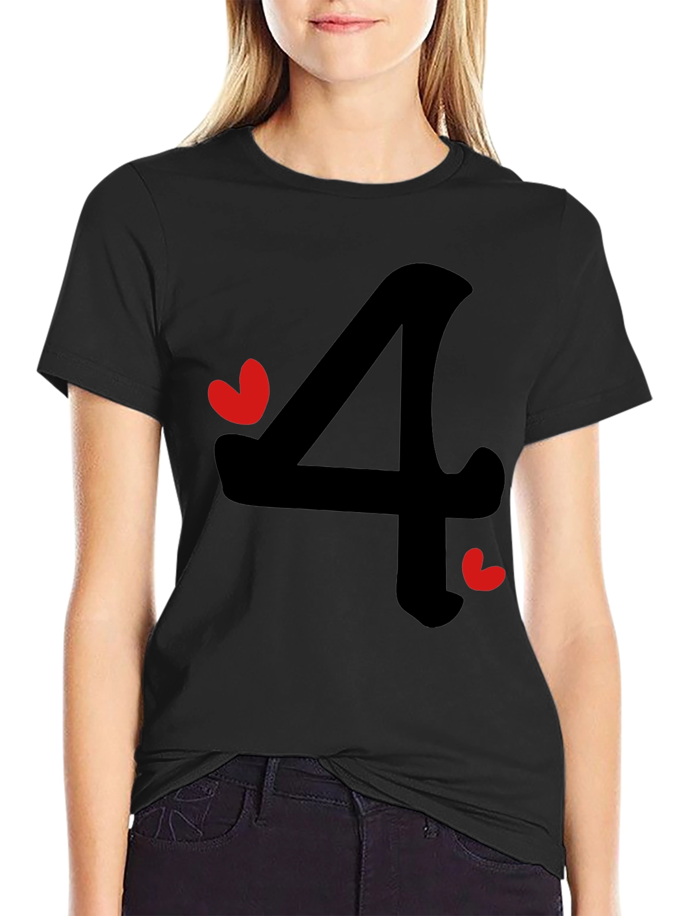 Charming Number Four Graphic Tee