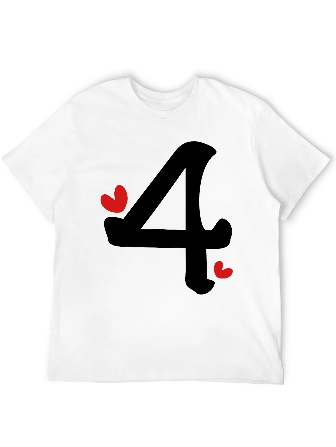Charming Number Four Graphic Tee