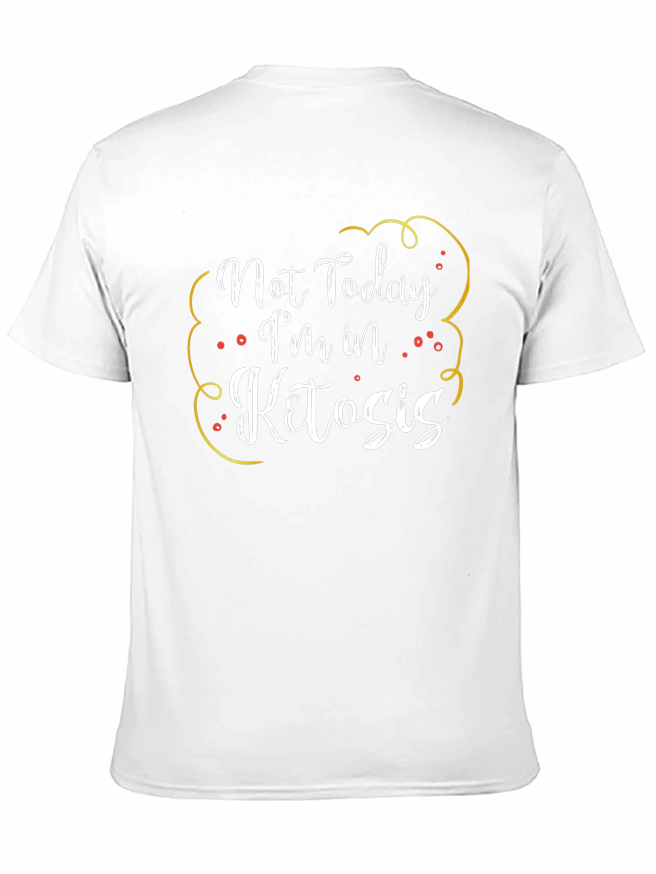 Not Today Im In Ketosis Black Graphic T-Shirt