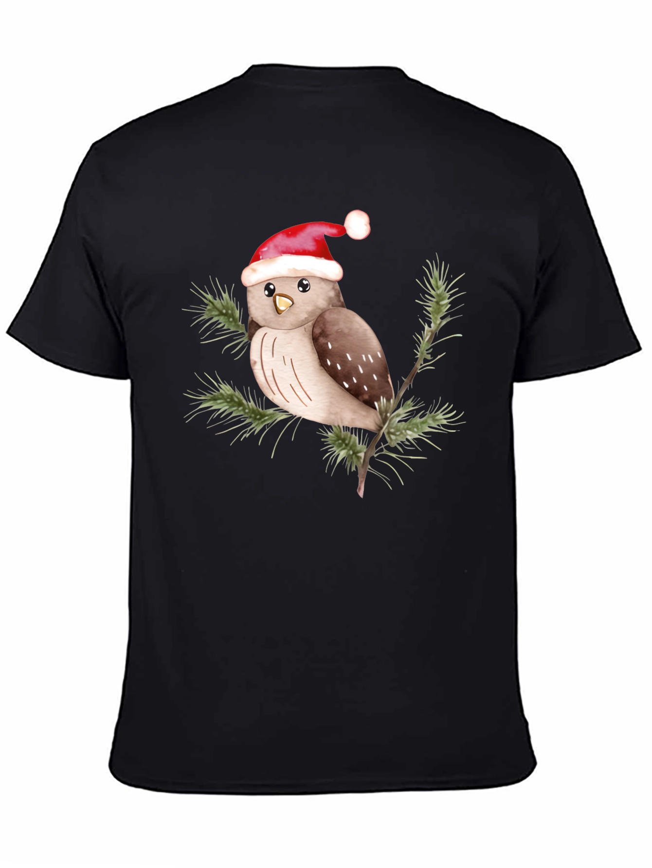 Festive Owl Tee - Holiday Cheer