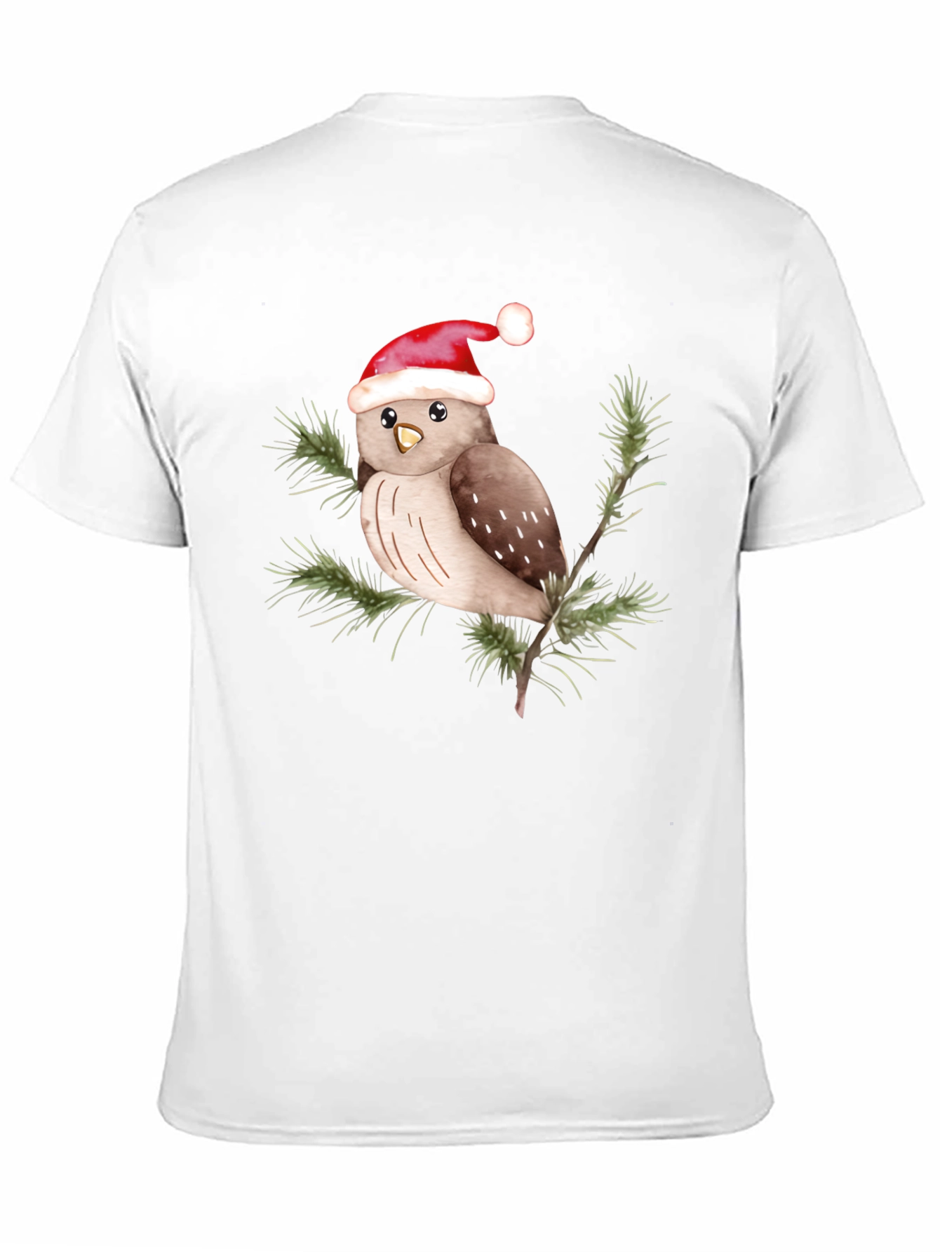 Festive Owl Tee - Holiday Cheer