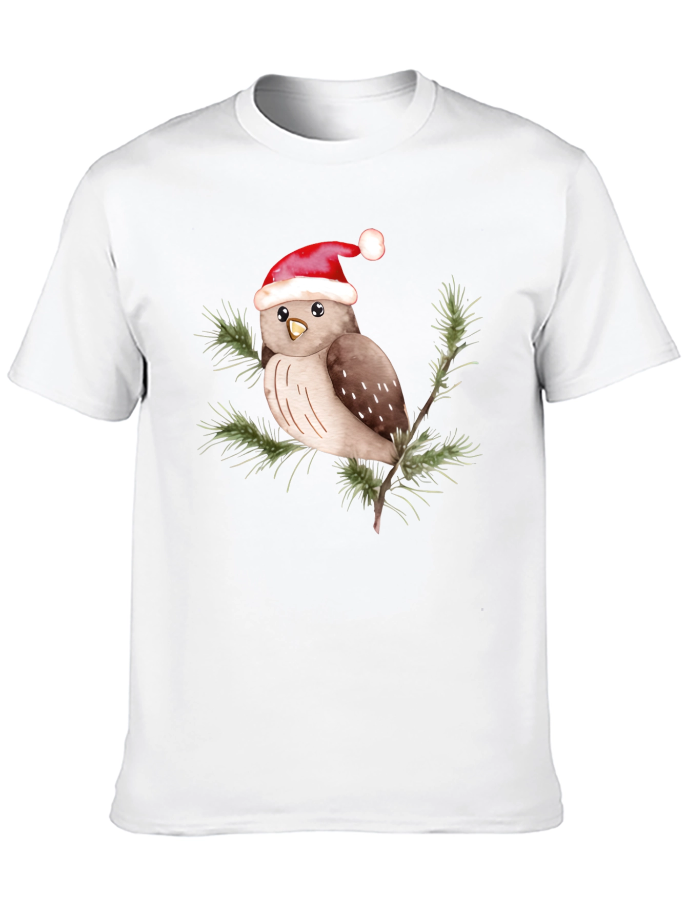 Festive Owl Tee - Holiday Cheer