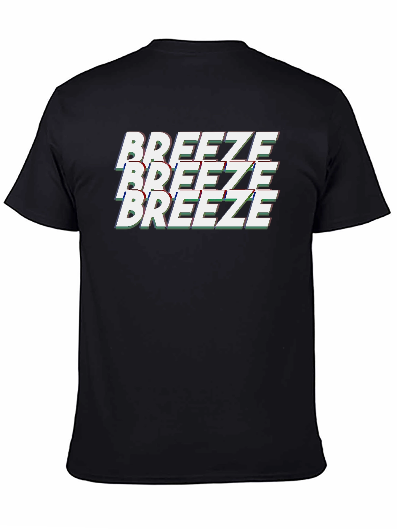 Breeze Black Graphic T-Shirt