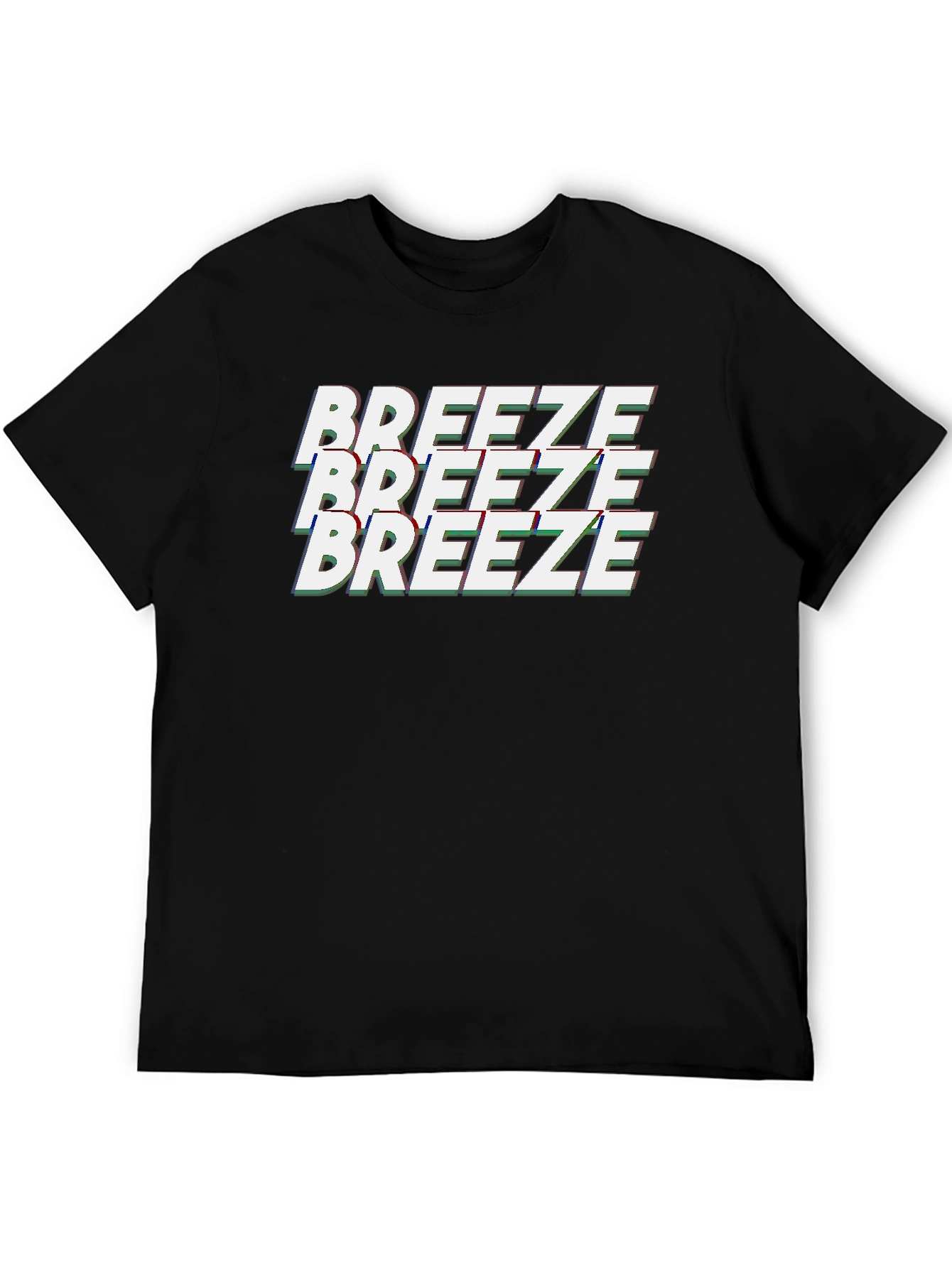 Breeze Black Graphic T-Shirt