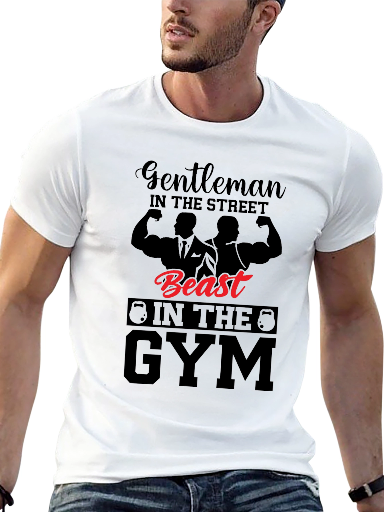 Gentleman Beast Gym Black T-Shirt