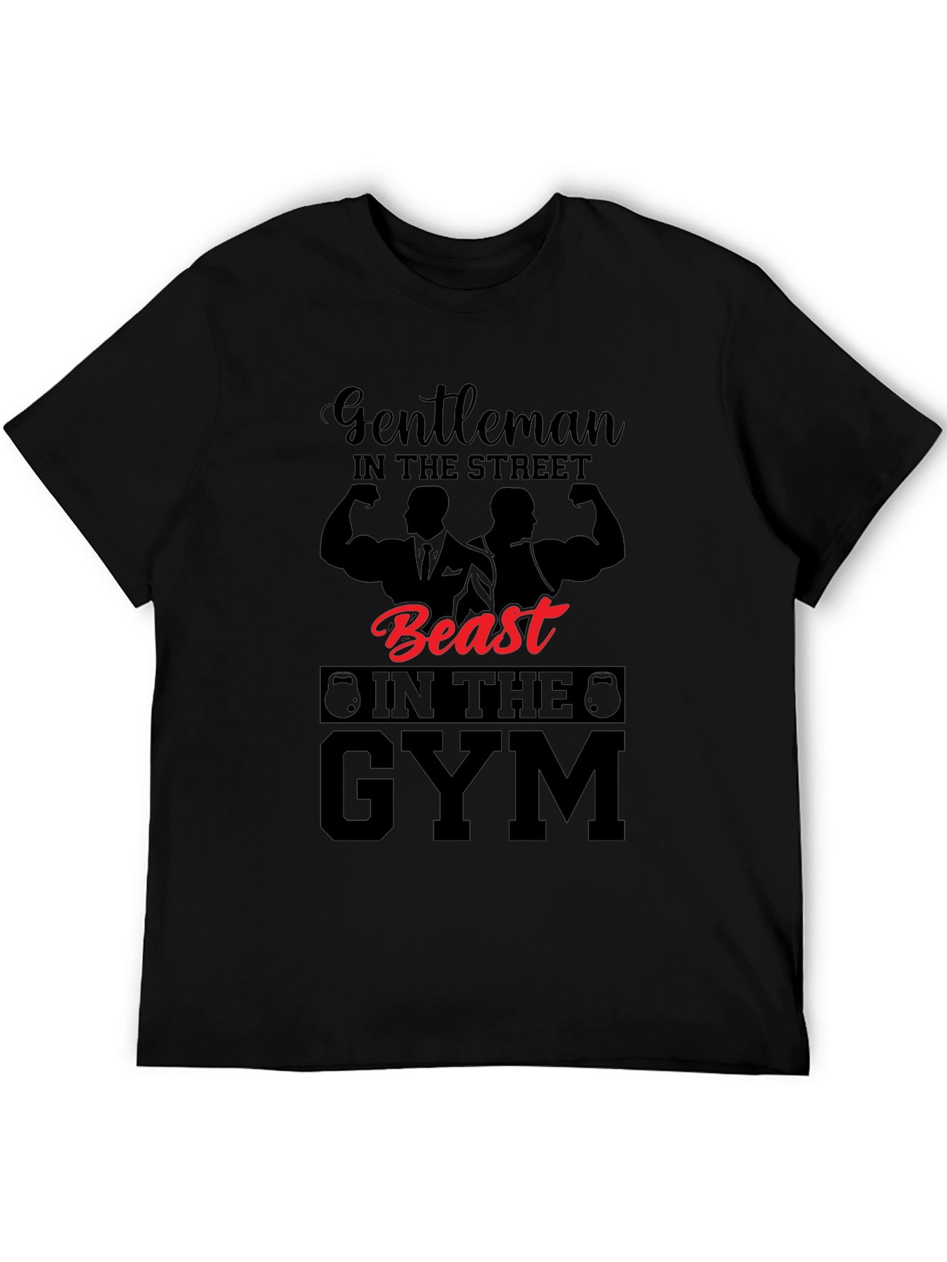 Gentleman Beast Gym Black T-Shirt