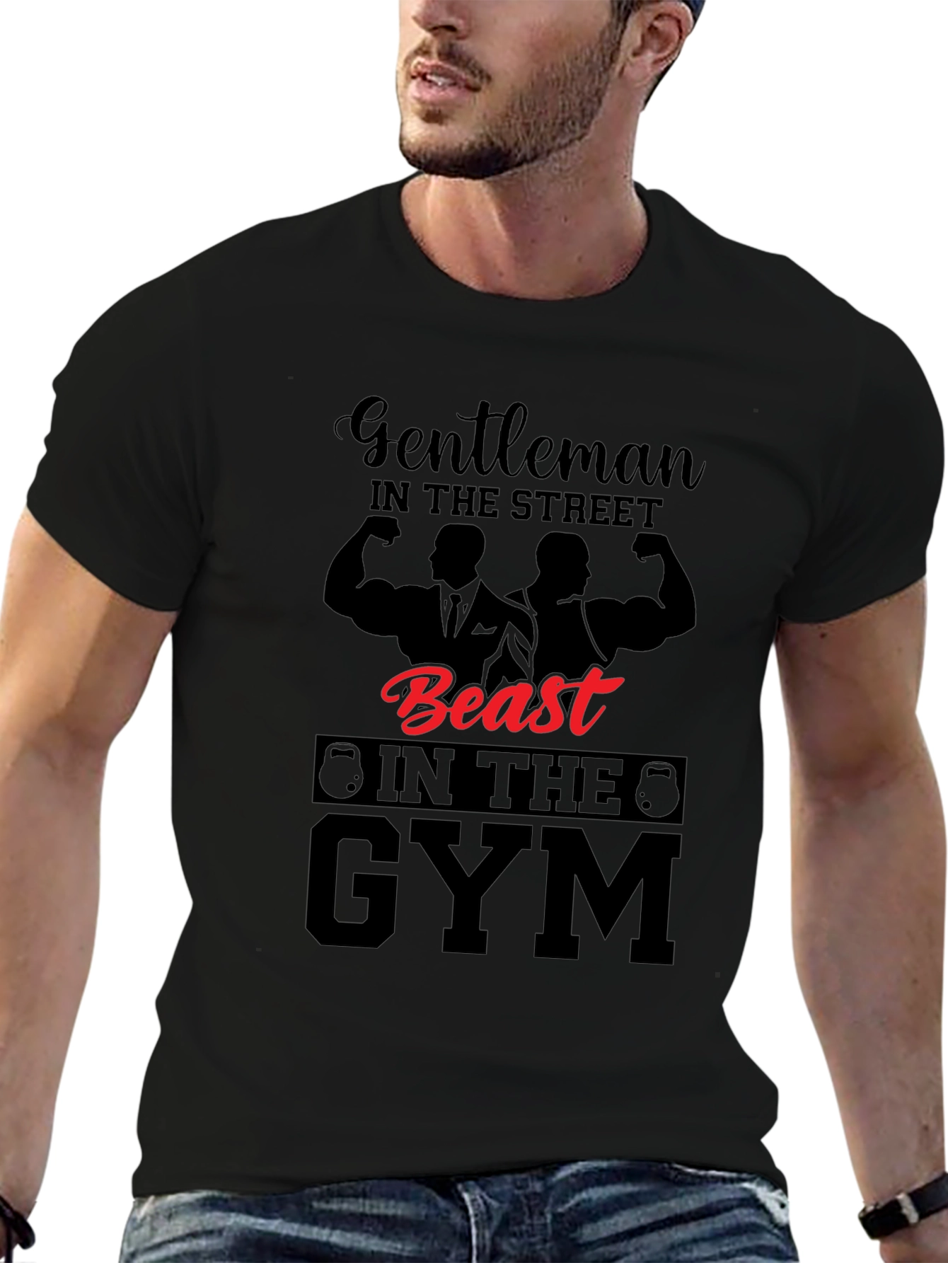 Gentleman Beast Gym Black T-Shirt