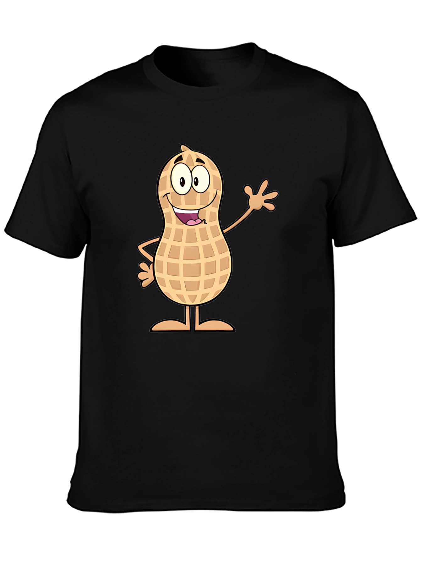 Funny Peanut Cartoon Graphic Tee
