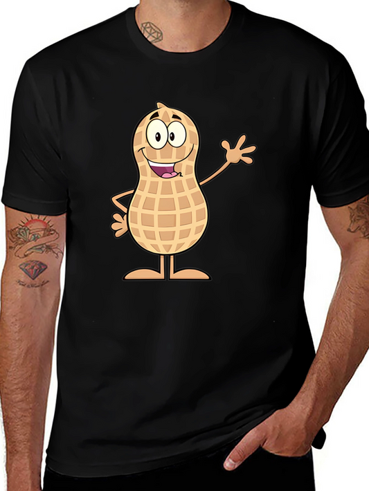 Funny Peanut Cartoon Graphic Tee