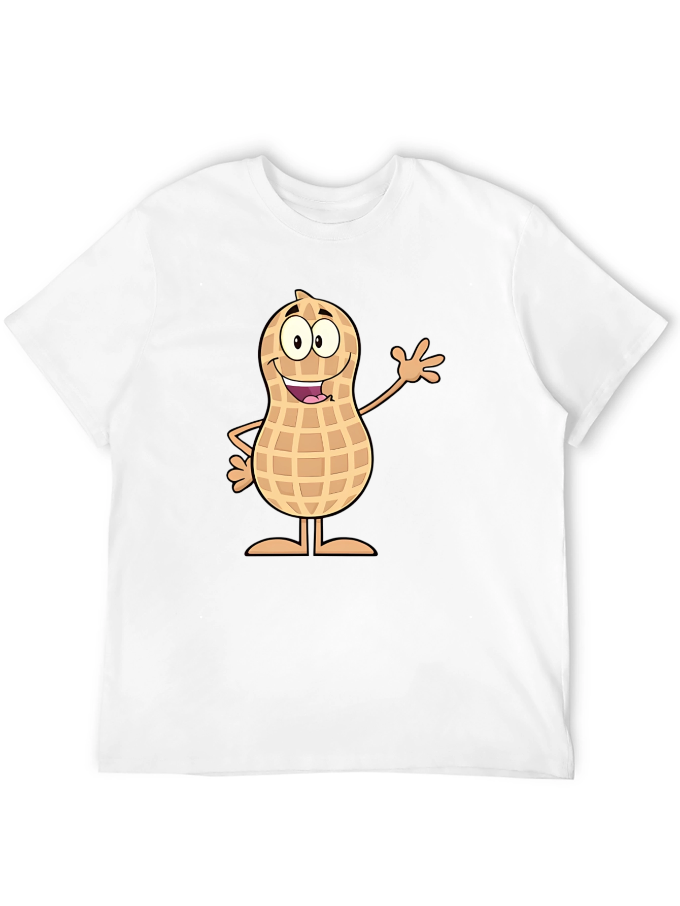 Funny Peanut Cartoon Graphic Tee