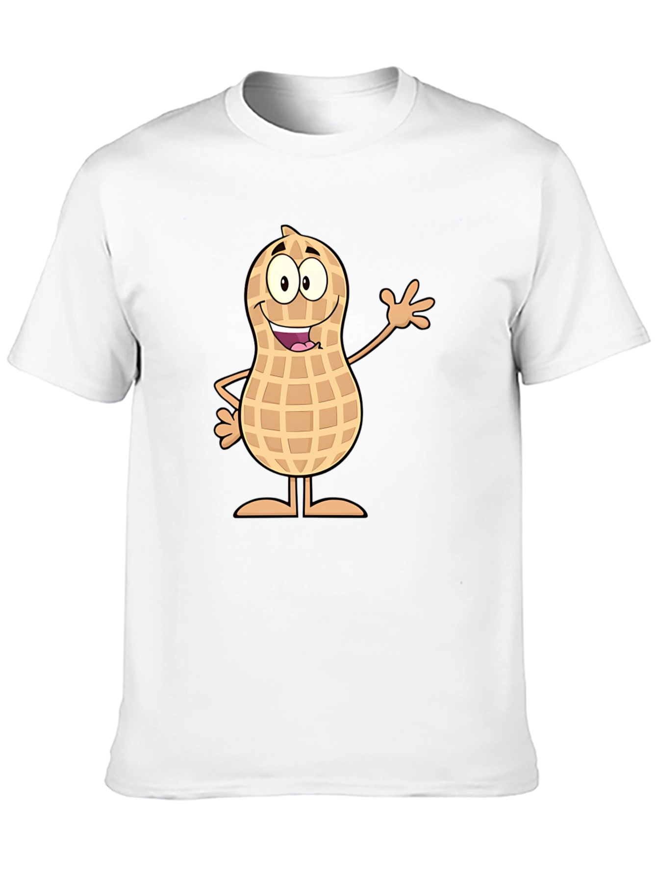 Funny Peanut Cartoon Graphic Tee