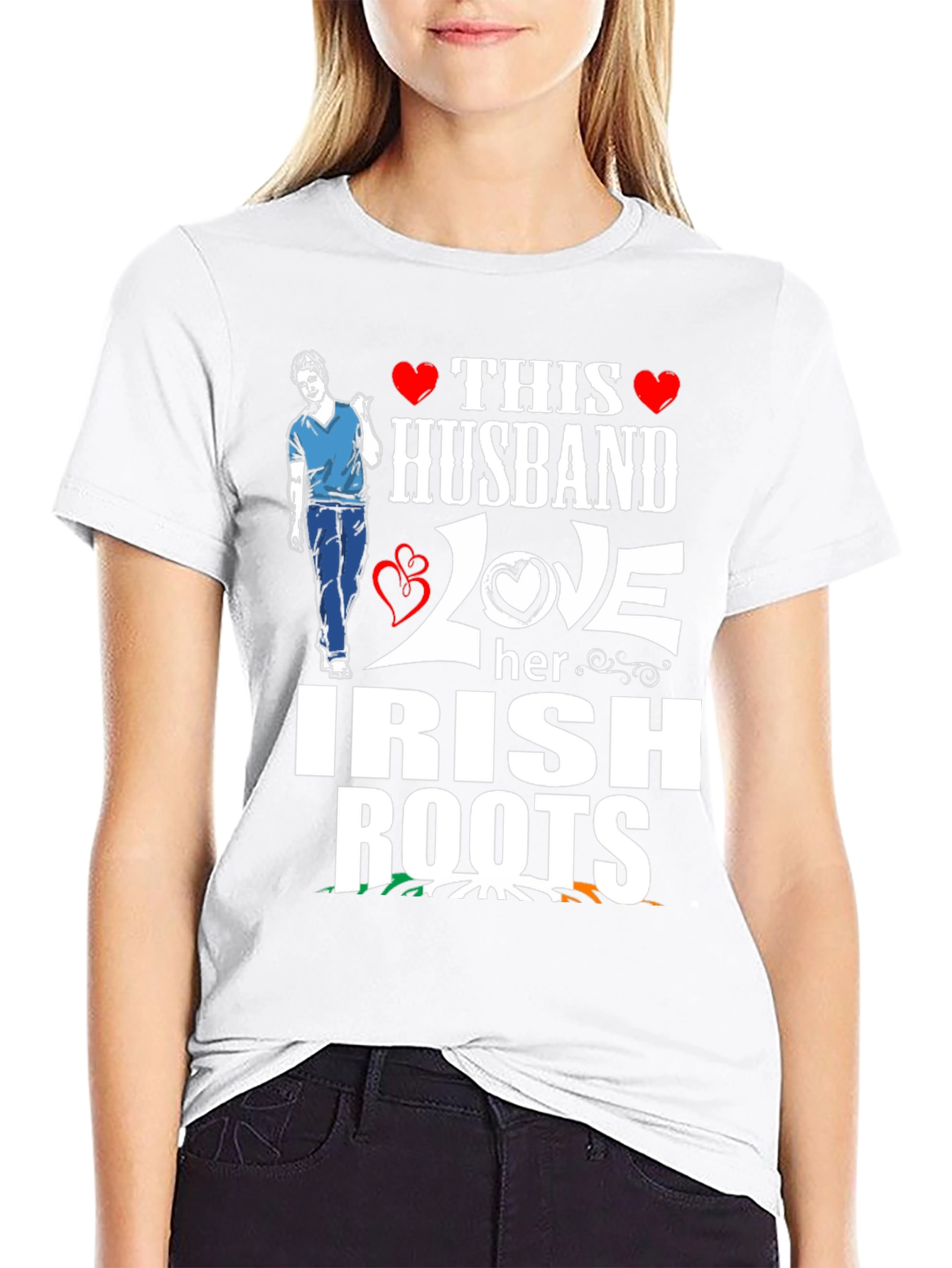 Husband Loves Irish Roots T-Shirt