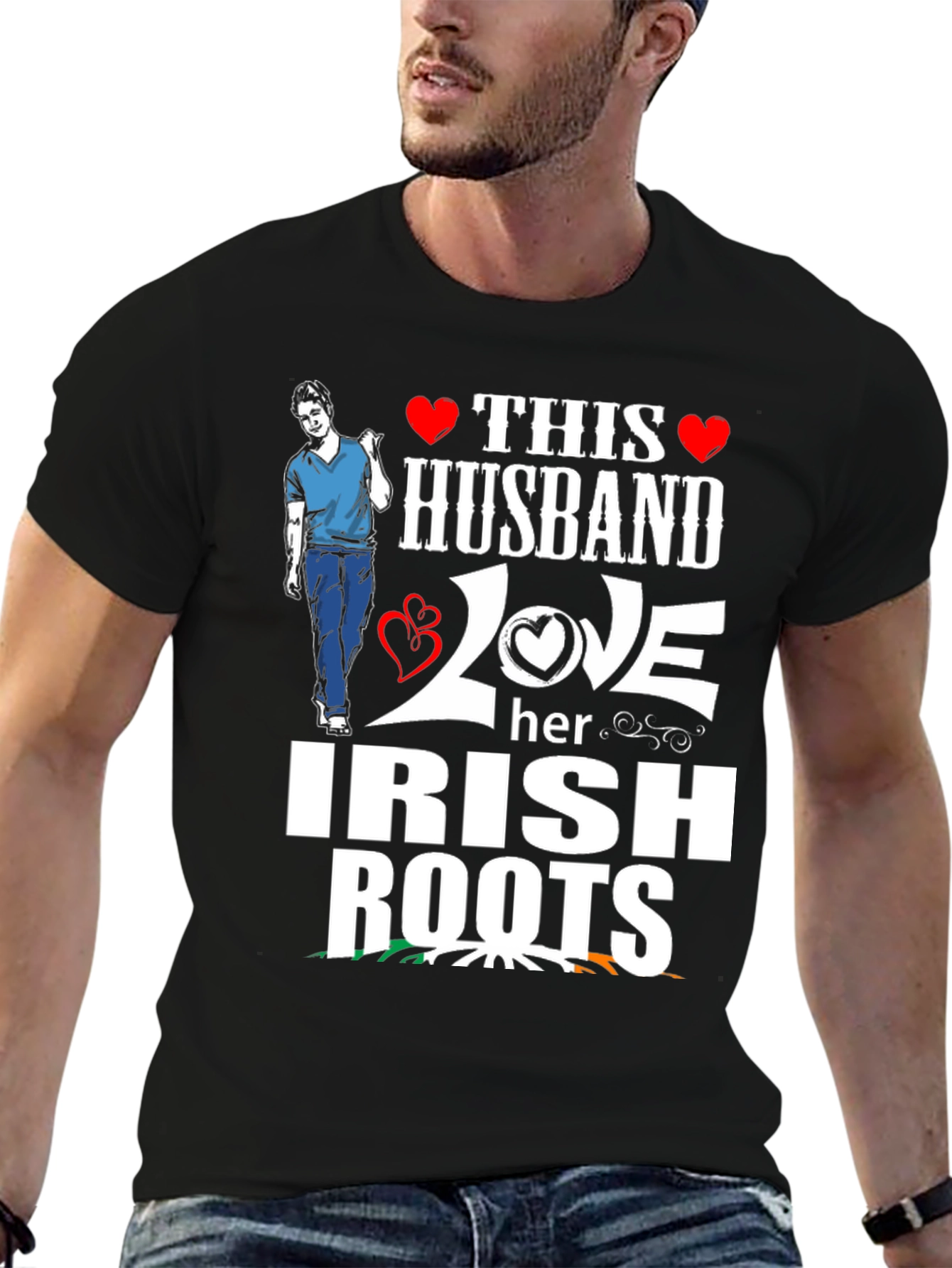 Husband Loves Irish Roots T-Shirt