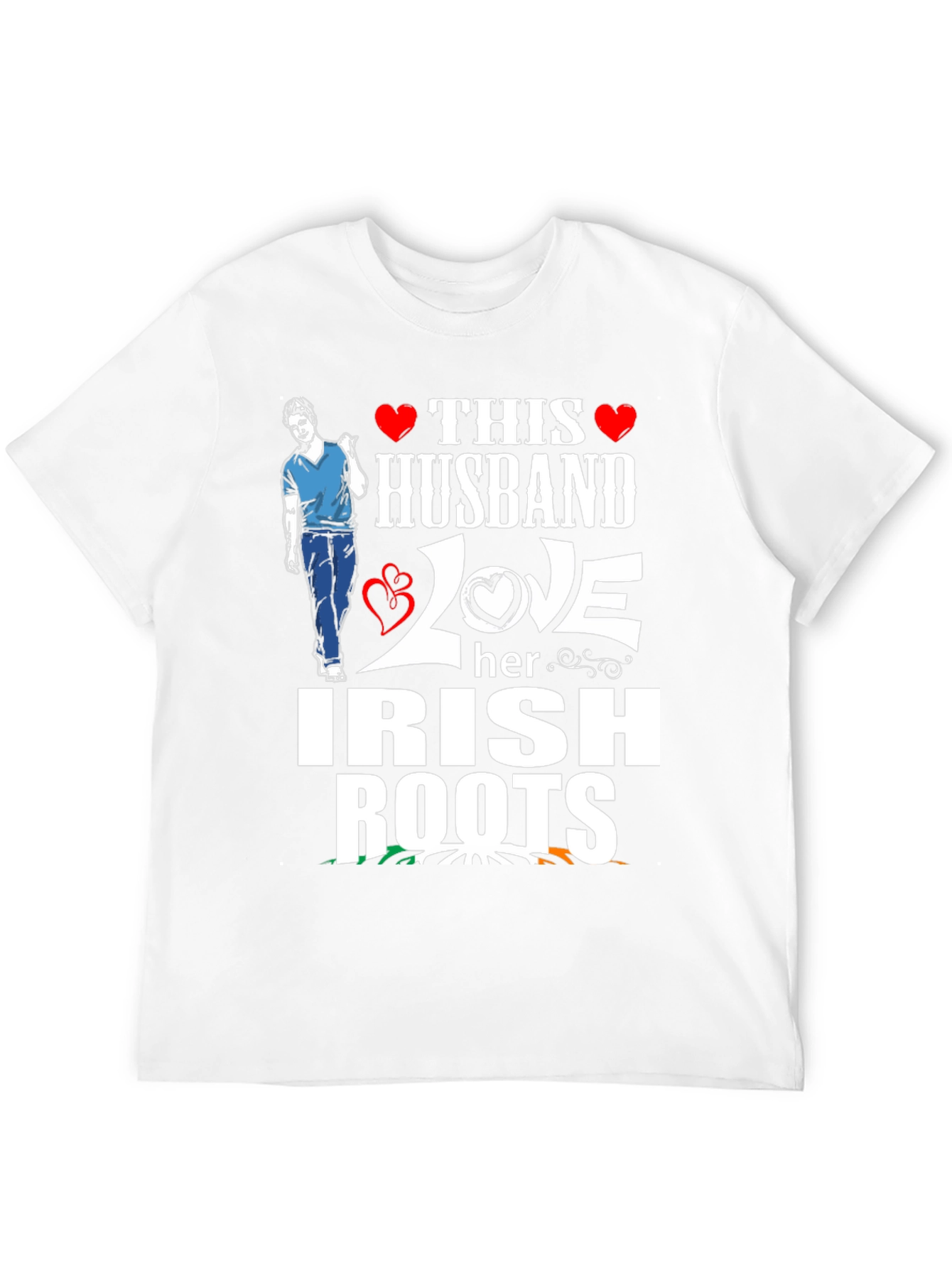 Husband Loves Irish Roots T-Shirt