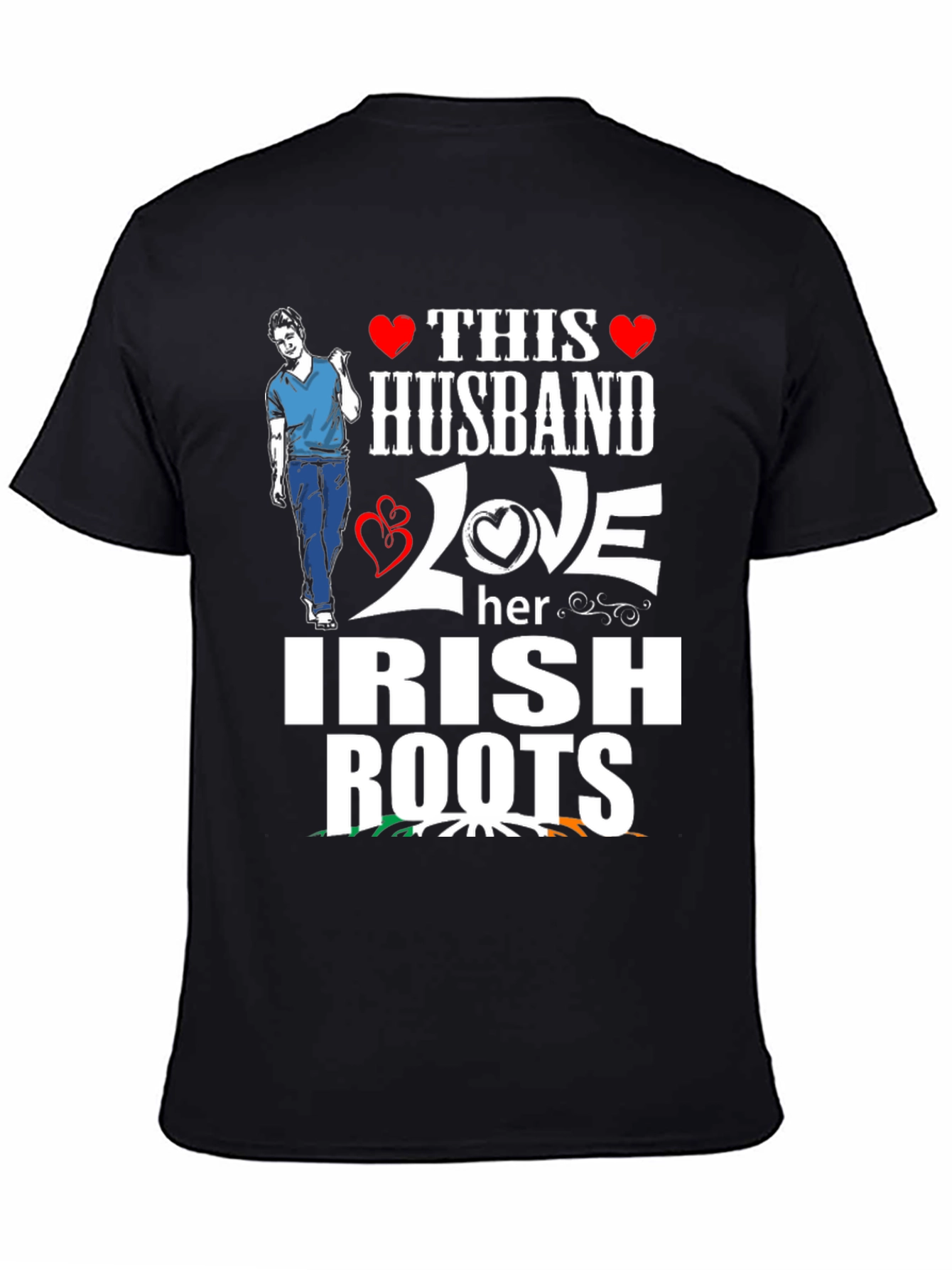 Husband Loves Irish Roots T-Shirt