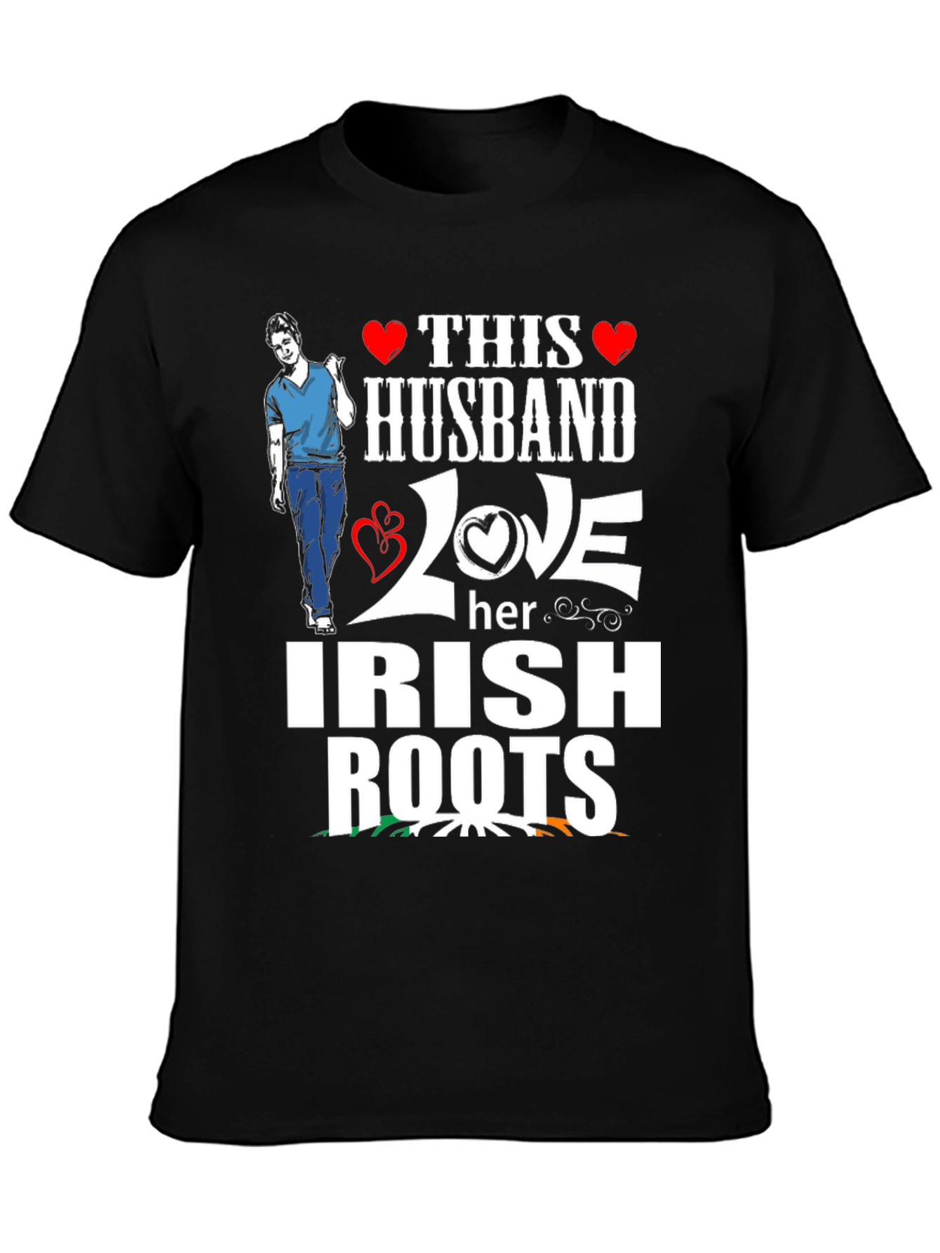 Husband Loves Irish Roots T-Shirt