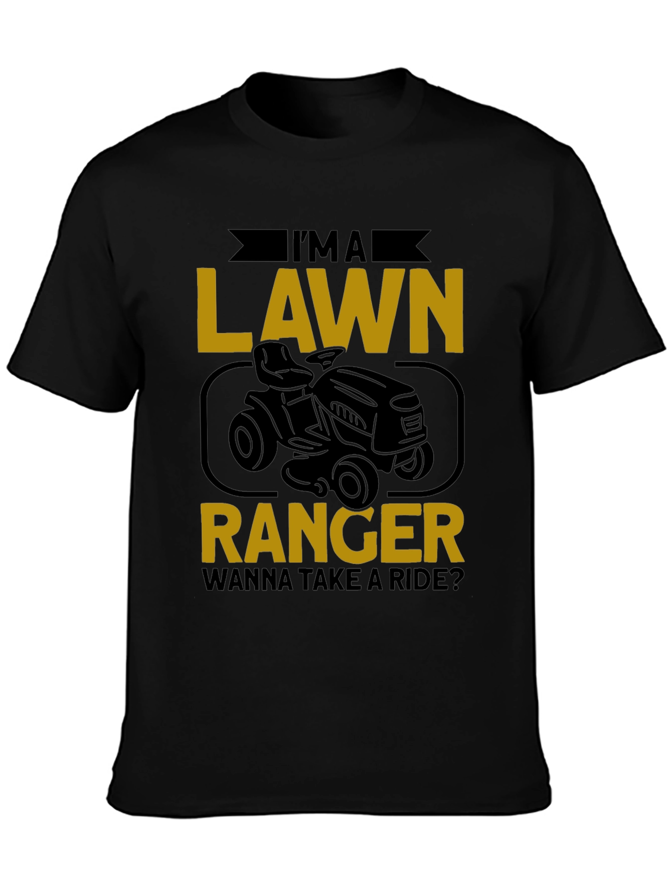 Lawn Ranger Graphic Tee - Ride-On Mower T-Shirt