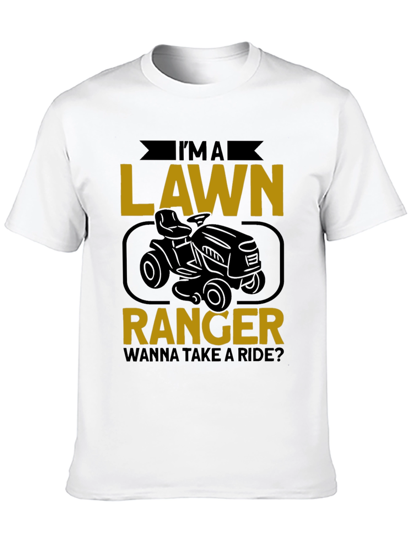 Lawn Ranger Graphic Tee - Ride-On Mower T-Shirt