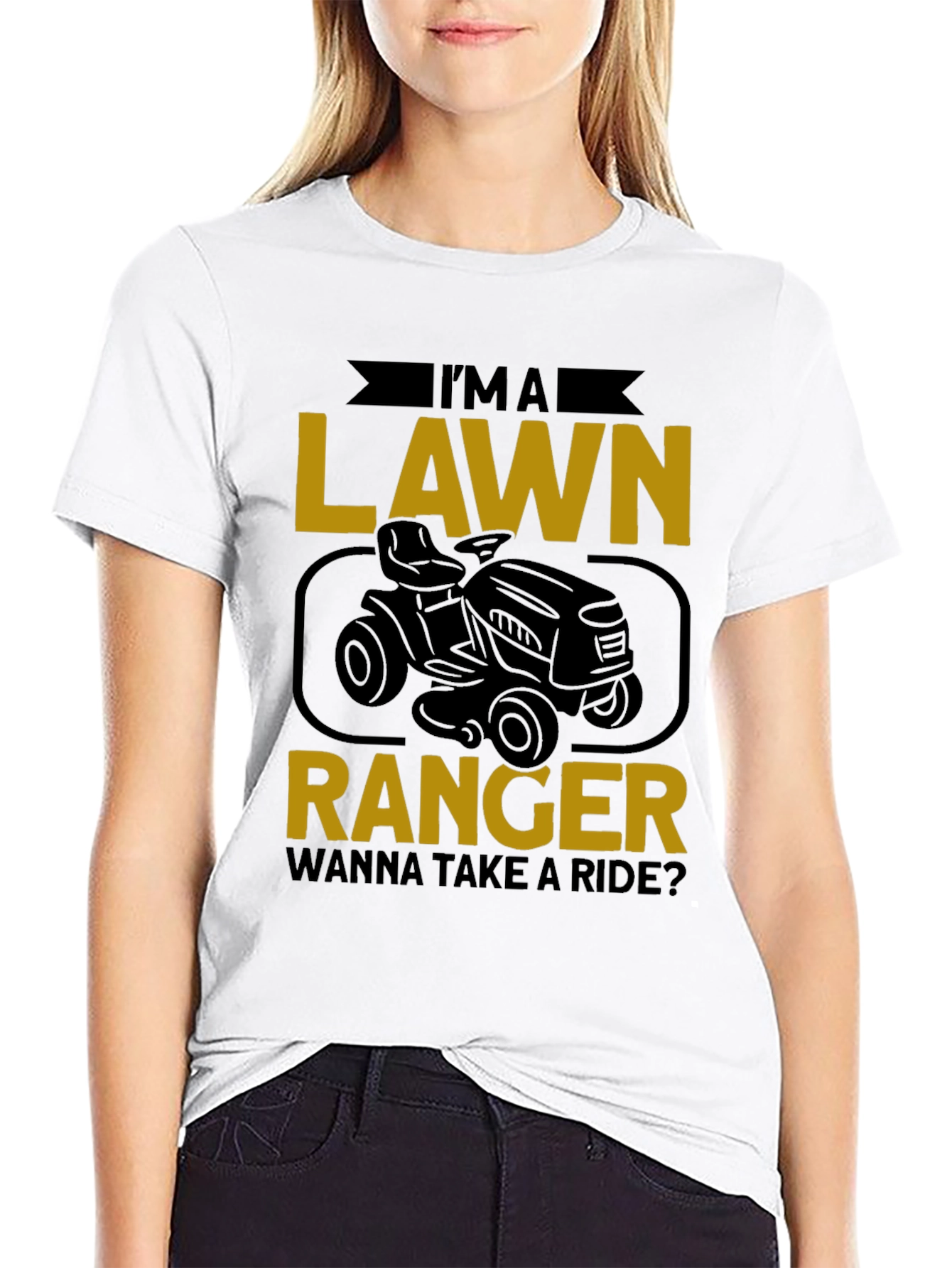 Lawn Ranger Graphic Tee - Ride-On Mower T-Shirt