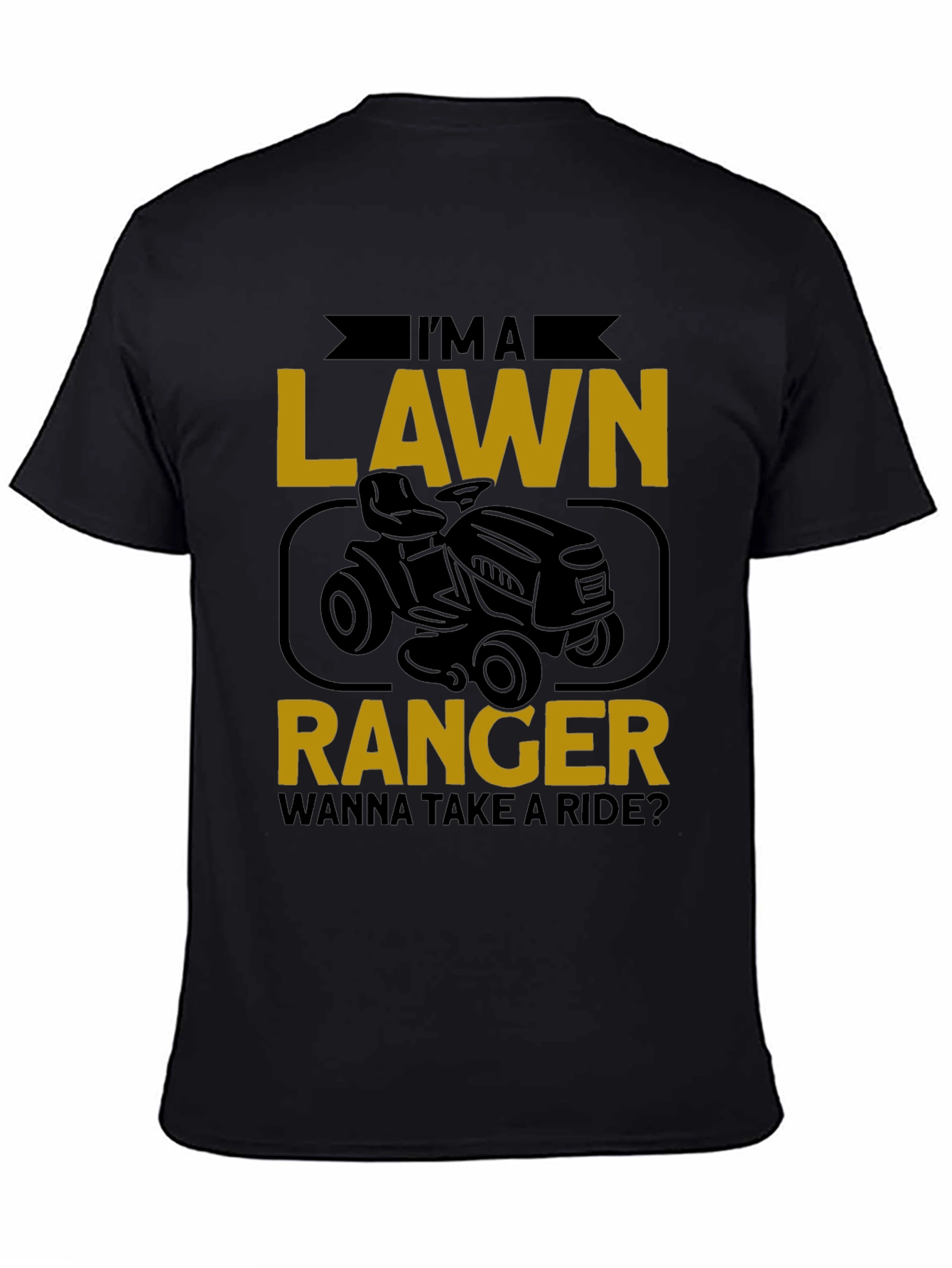 Lawn Ranger Graphic Tee - Ride-On Mower T-Shirt